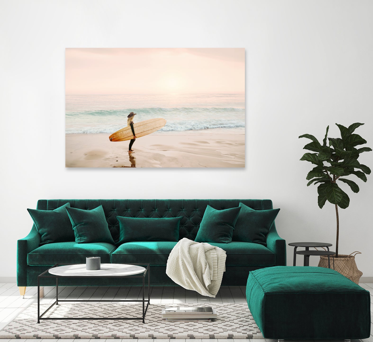 Surfer Cowgirl by Kathrin Pienaar on GIANT ART - outdoor landscape outdoor