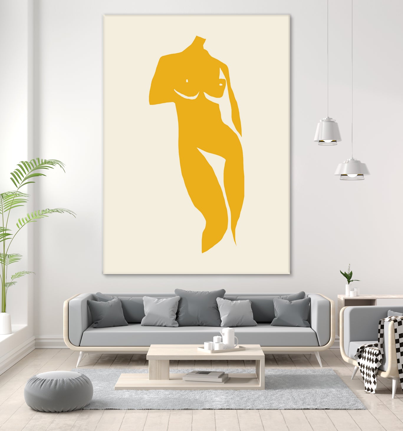 Silhouette Grace by Little Dean on GIANT ART - modern art figurative modern art