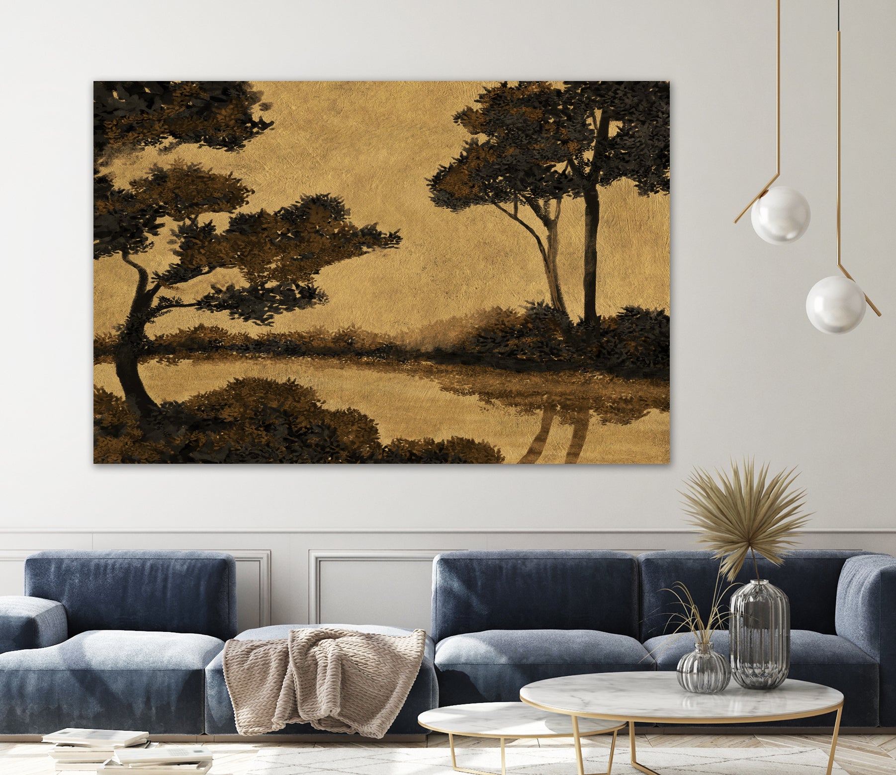 Wooland Pond by Dan Hobday on GIANT ART - nature and landscapes painting