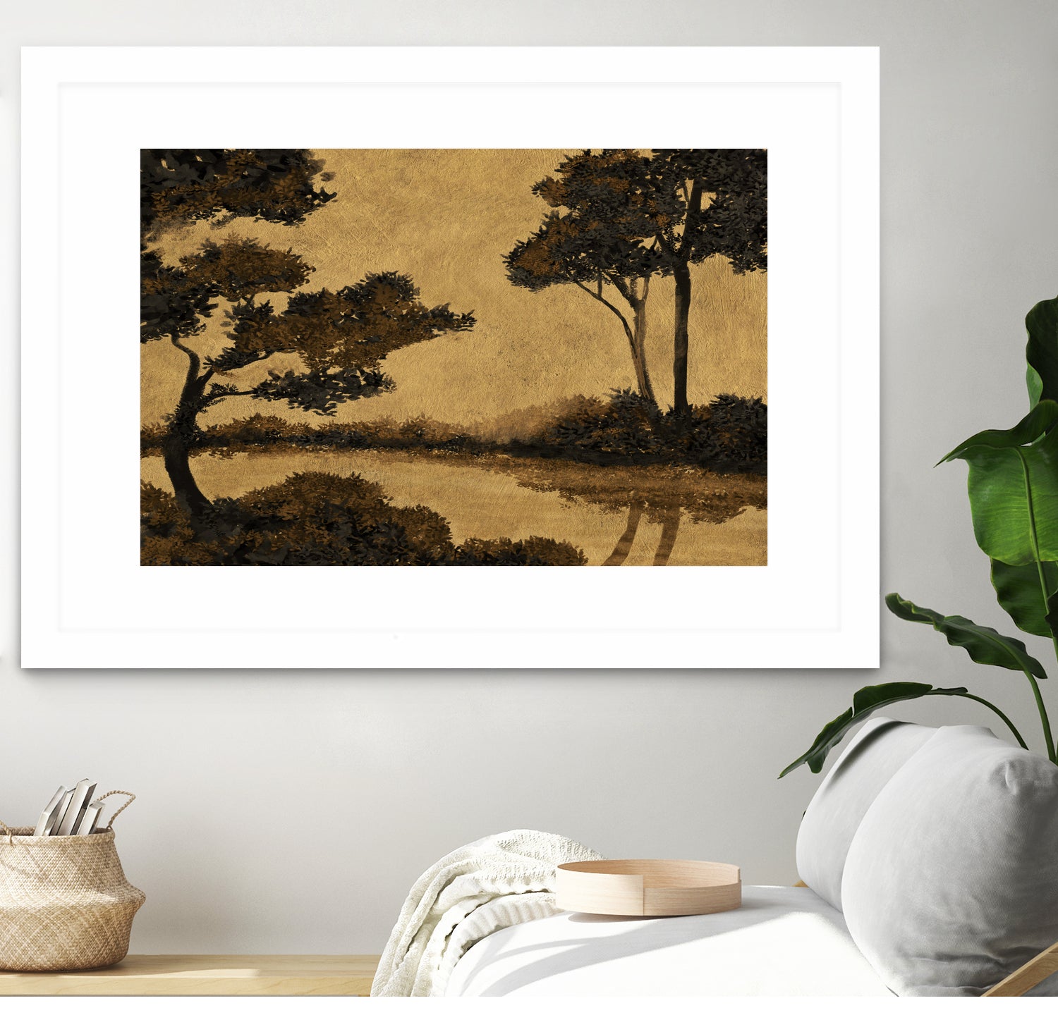 Wooland Pond by Dan Hobday on GIANT ART - nature and landscapes painting