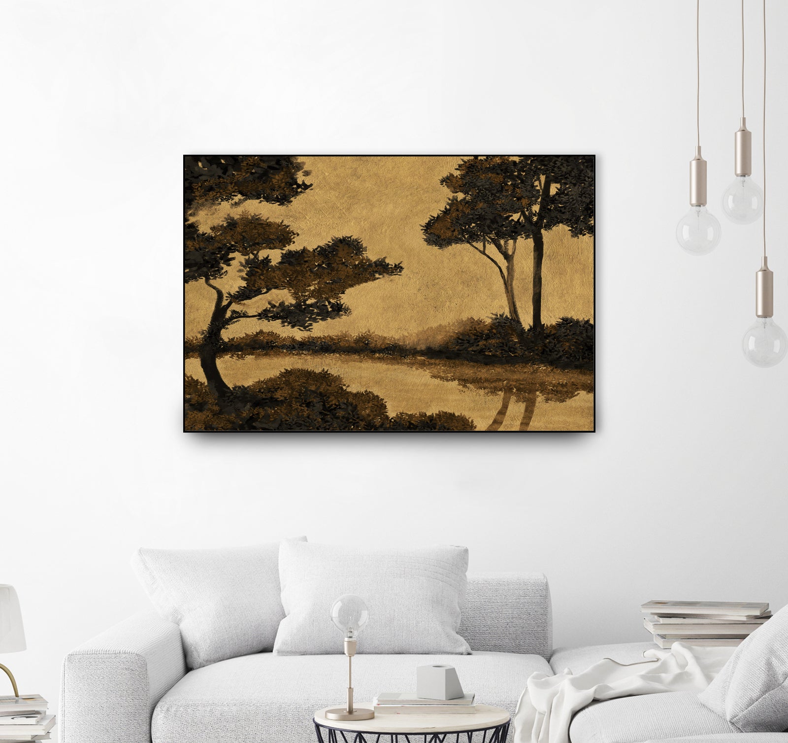 Wooland Pond by Dan Hobday on GIANT ART - nature and landscapes painting