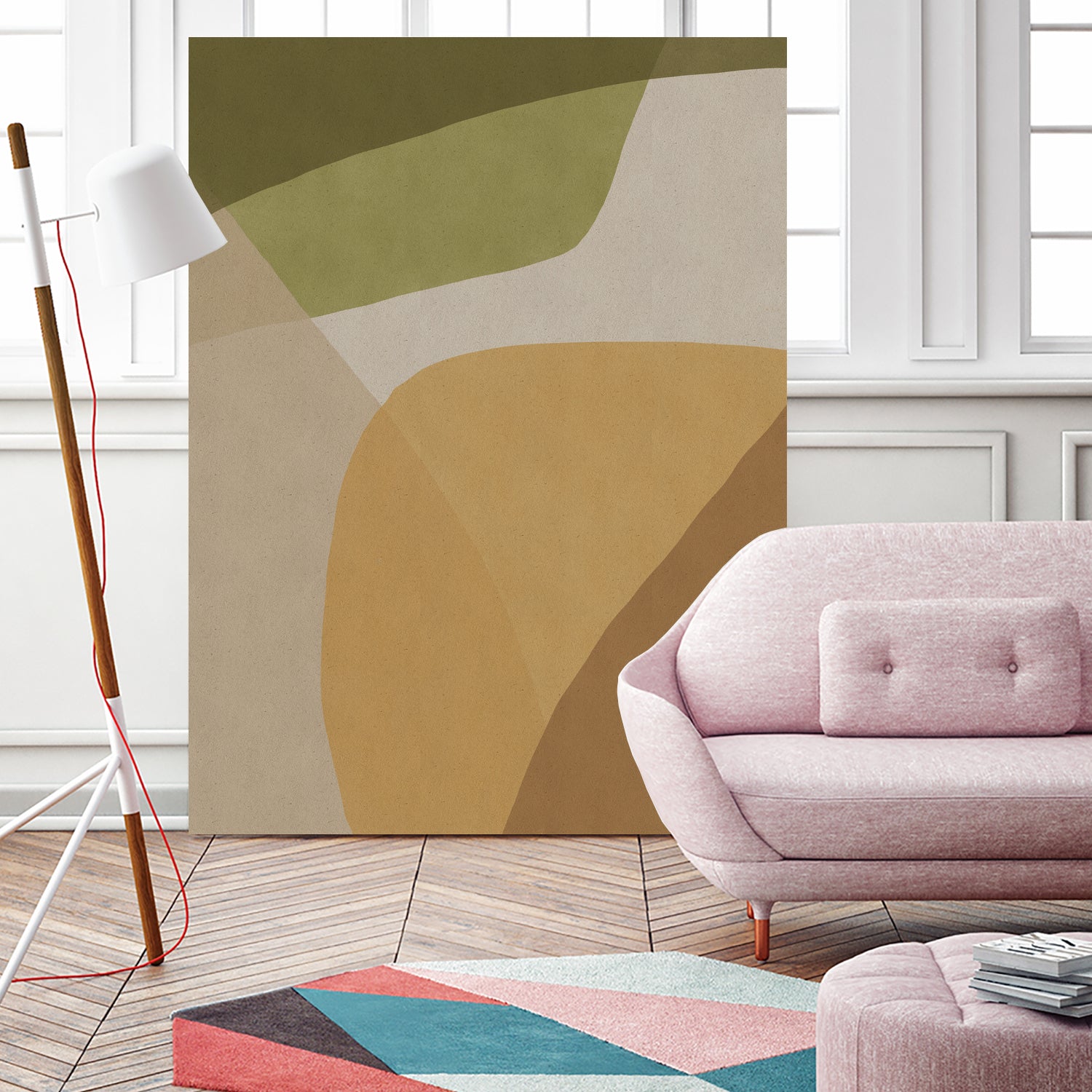 Echoe by Dan Hobday on GIANT ART - abstract beige