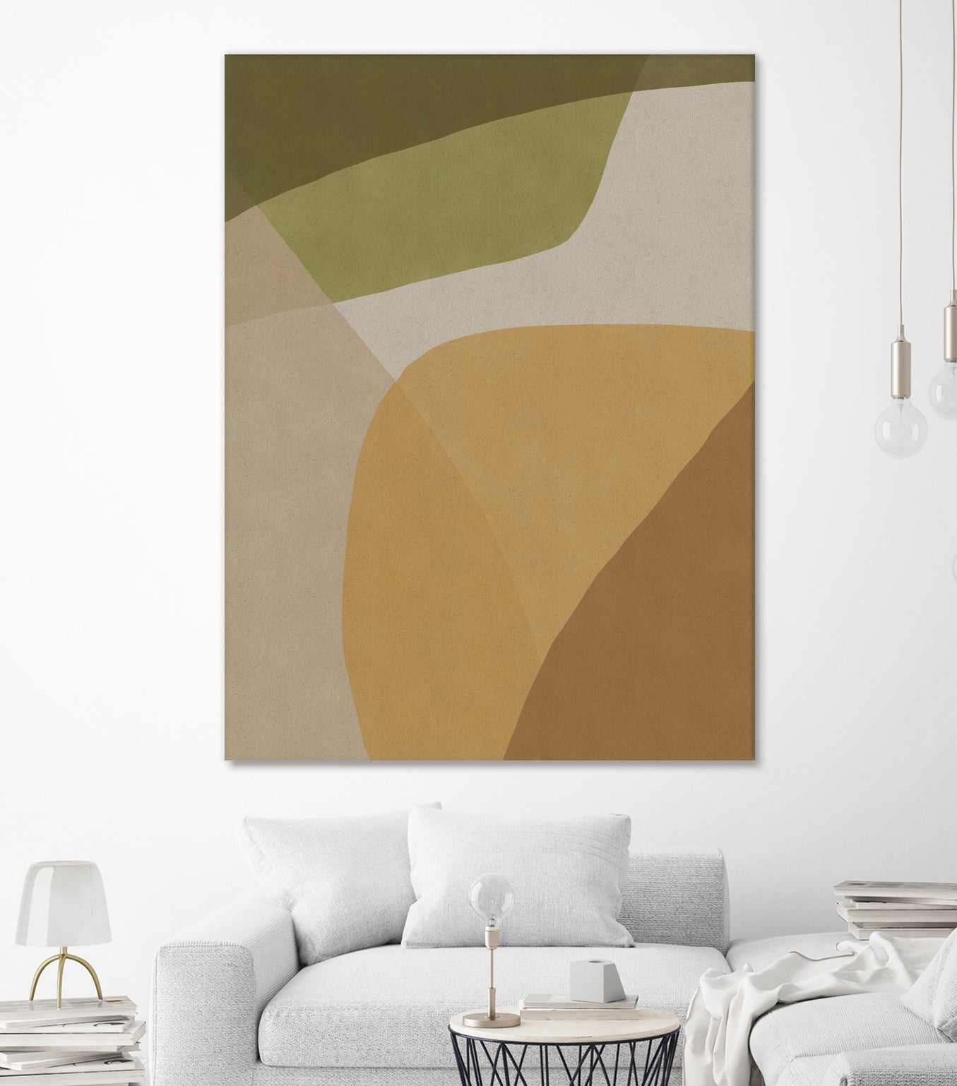 Echoe by Dan Hobday on GIANT ART - abstract beige