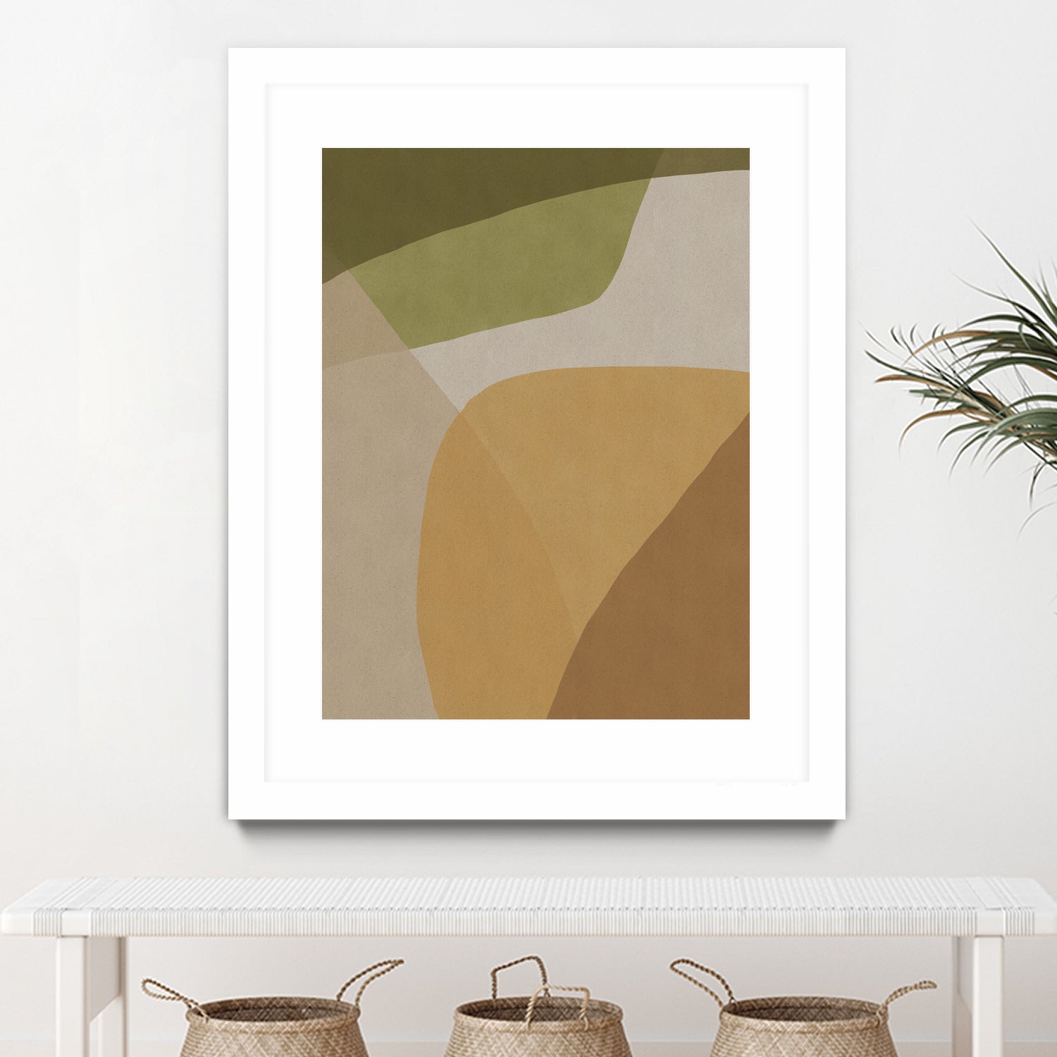 Echoe by Dan Hobday on GIANT ART - abstract beige