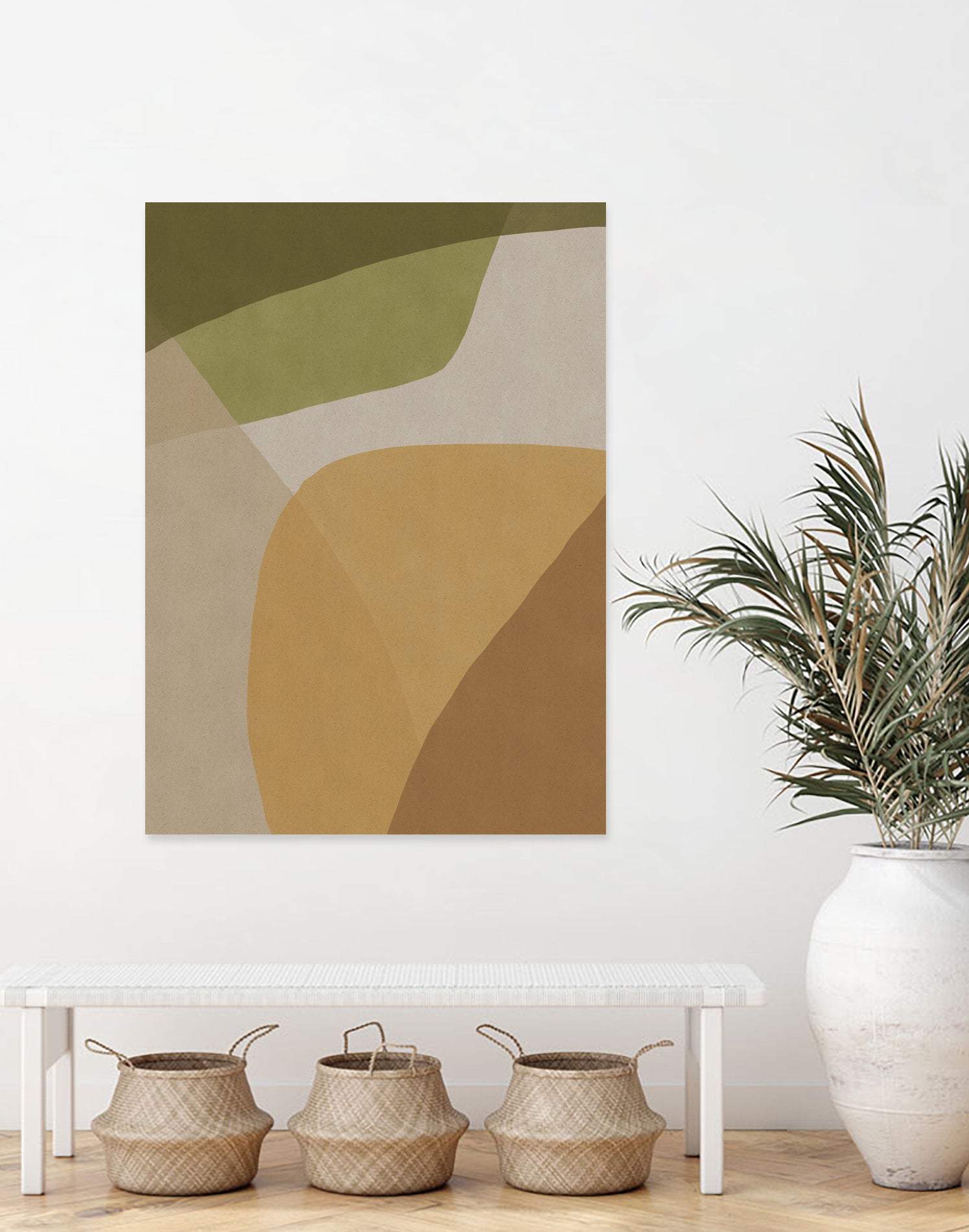 Echoe by Dan Hobday on GIANT ART - abstract beige