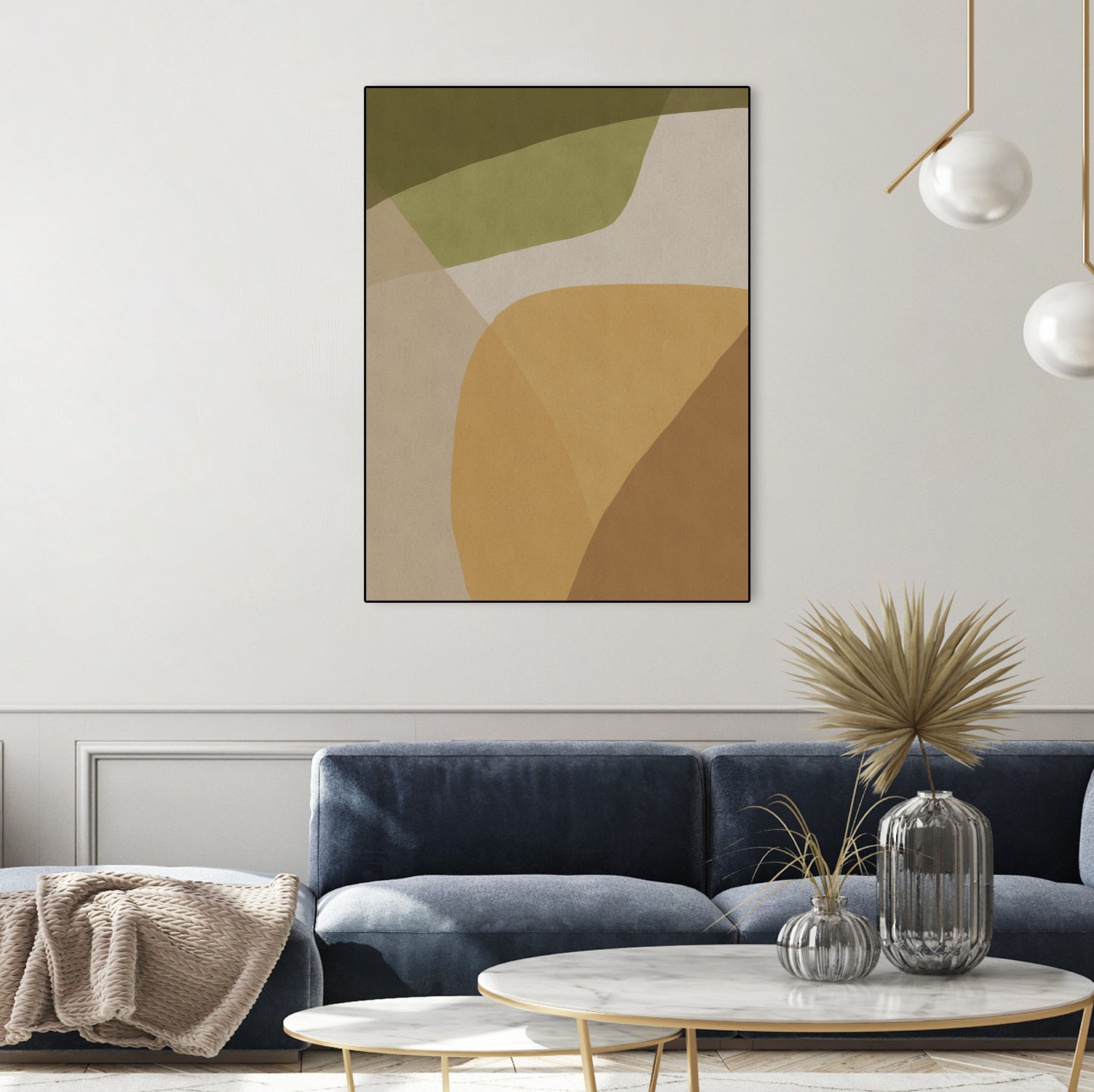 Echoe by Dan Hobday on GIANT ART - abstract beige