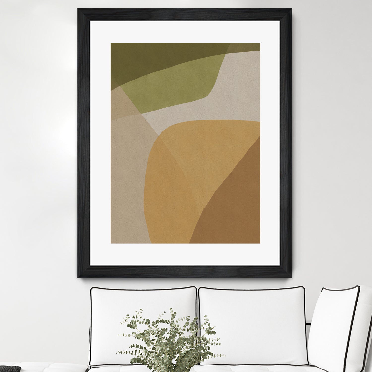 Echoe by Dan Hobday on GIANT ART - abstract beige