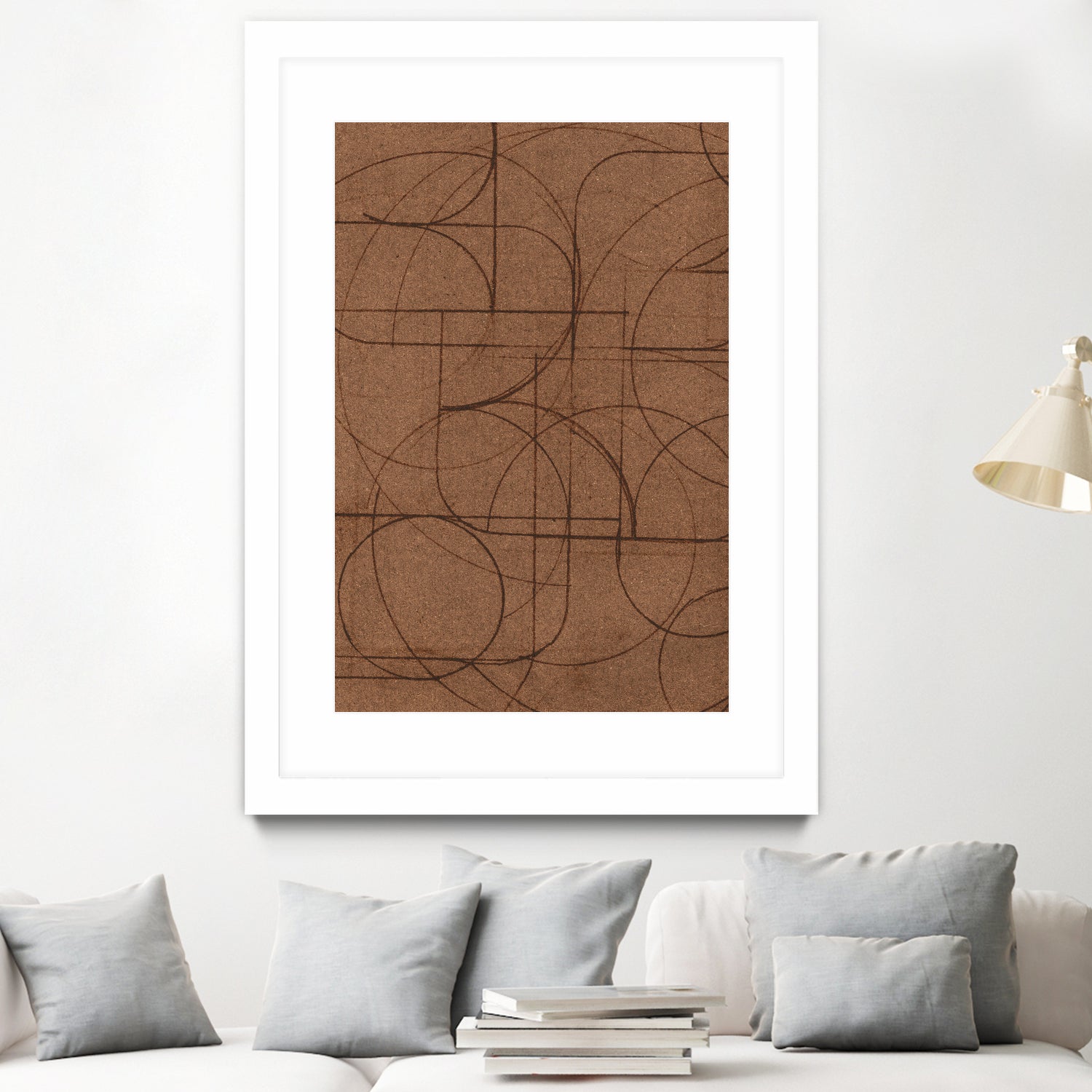 Curved 1 by Dan Hobday on GIANT ART - abstract pattern