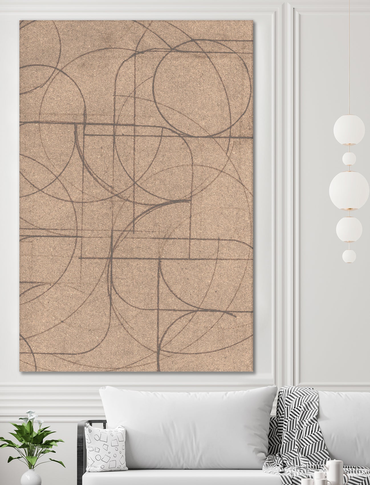 Curved 2 by Dan Hobday on GIANT ART - abstract pattern