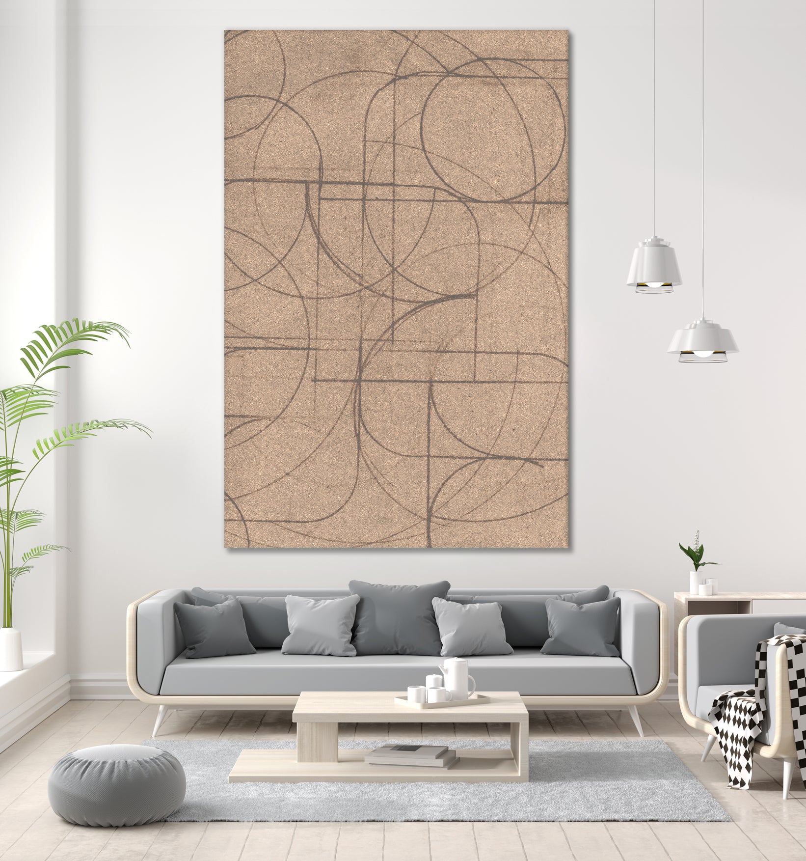 Curved 2 by Dan Hobday on GIANT ART - abstract pattern