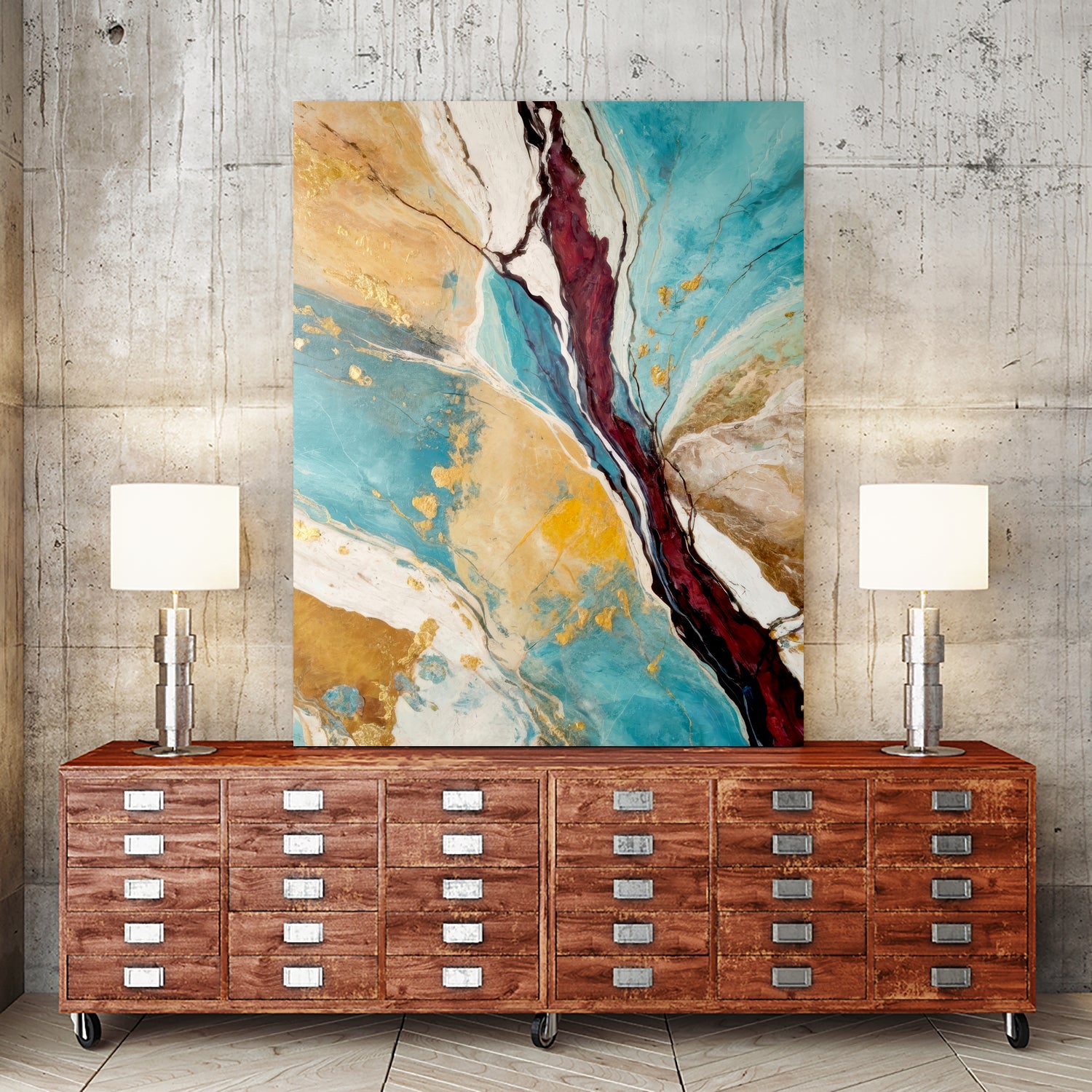 Heartbeats of the Earth by Alpenglow Workshop on GIANT ART - abstract abstract art