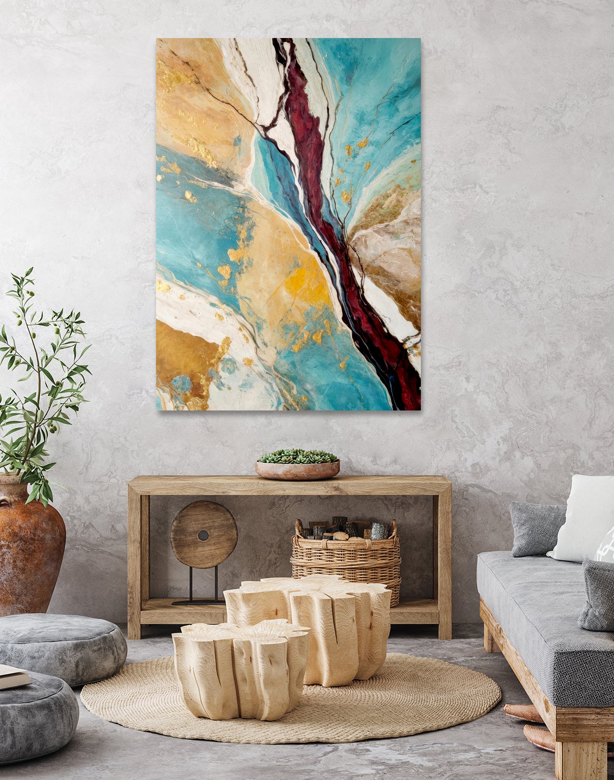 Heartbeats of the Earth by Alpenglow Workshop on GIANT ART - abstract abstract art