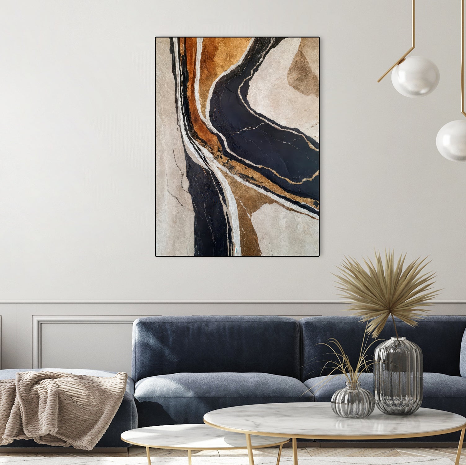 Textured Earth In Black and Gold by Alpenglow Workshop on GIANT ART - aesthetic abstract aesthetic