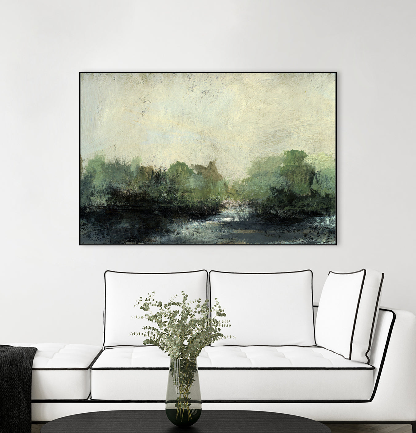 Forest Stream by Dan Hobday on GIANT ART - nature and landscapes painting