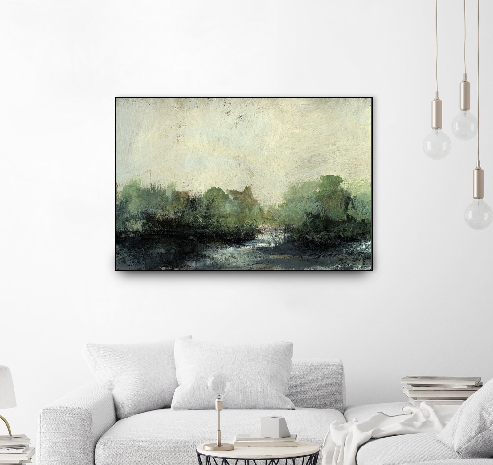 Forest Stream by Dan Hobday on GIANT ART - nature and landscapes painting