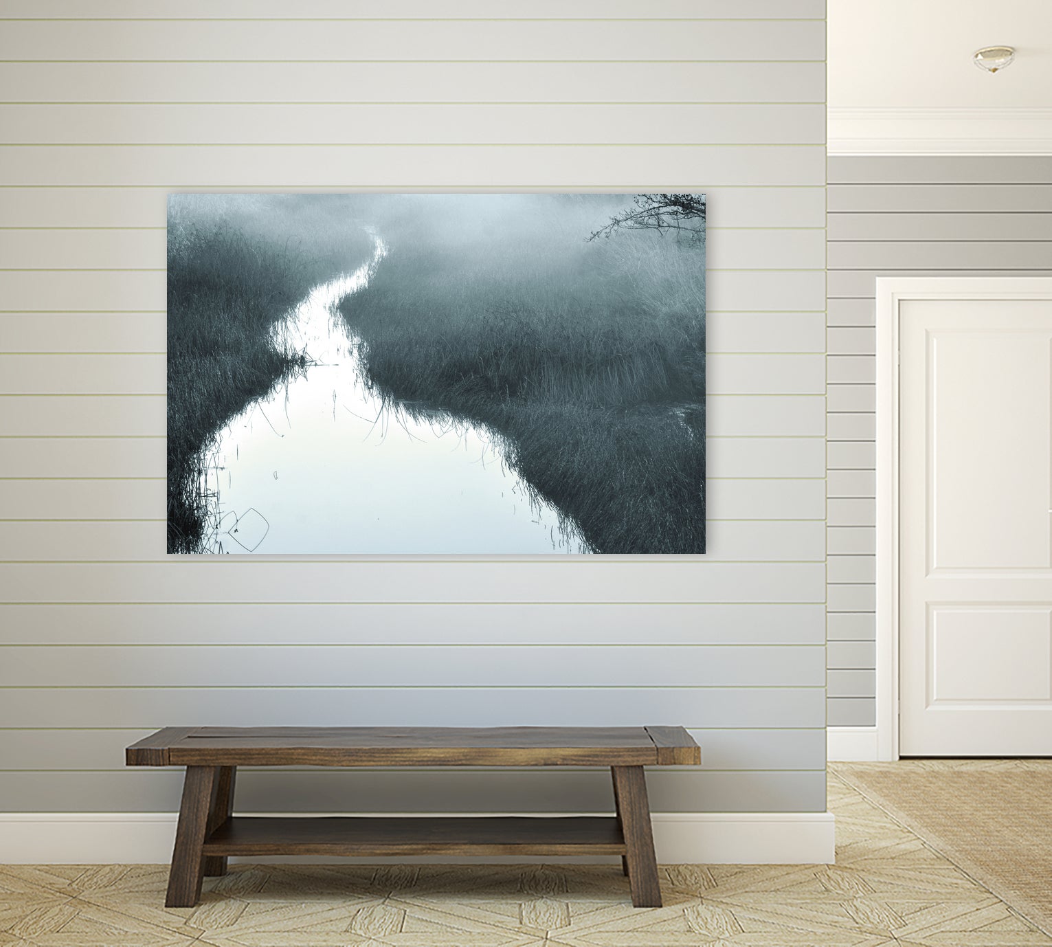 Little River by Christina Sillen on GIANT ART - landscape flowers and plants