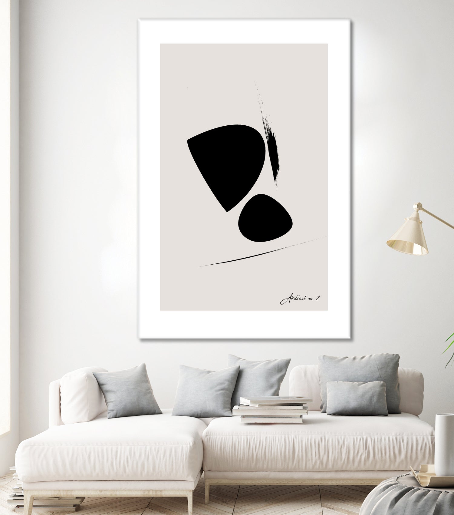 Black Abstract X by Oju Design on GIANT ART - abstract drawing