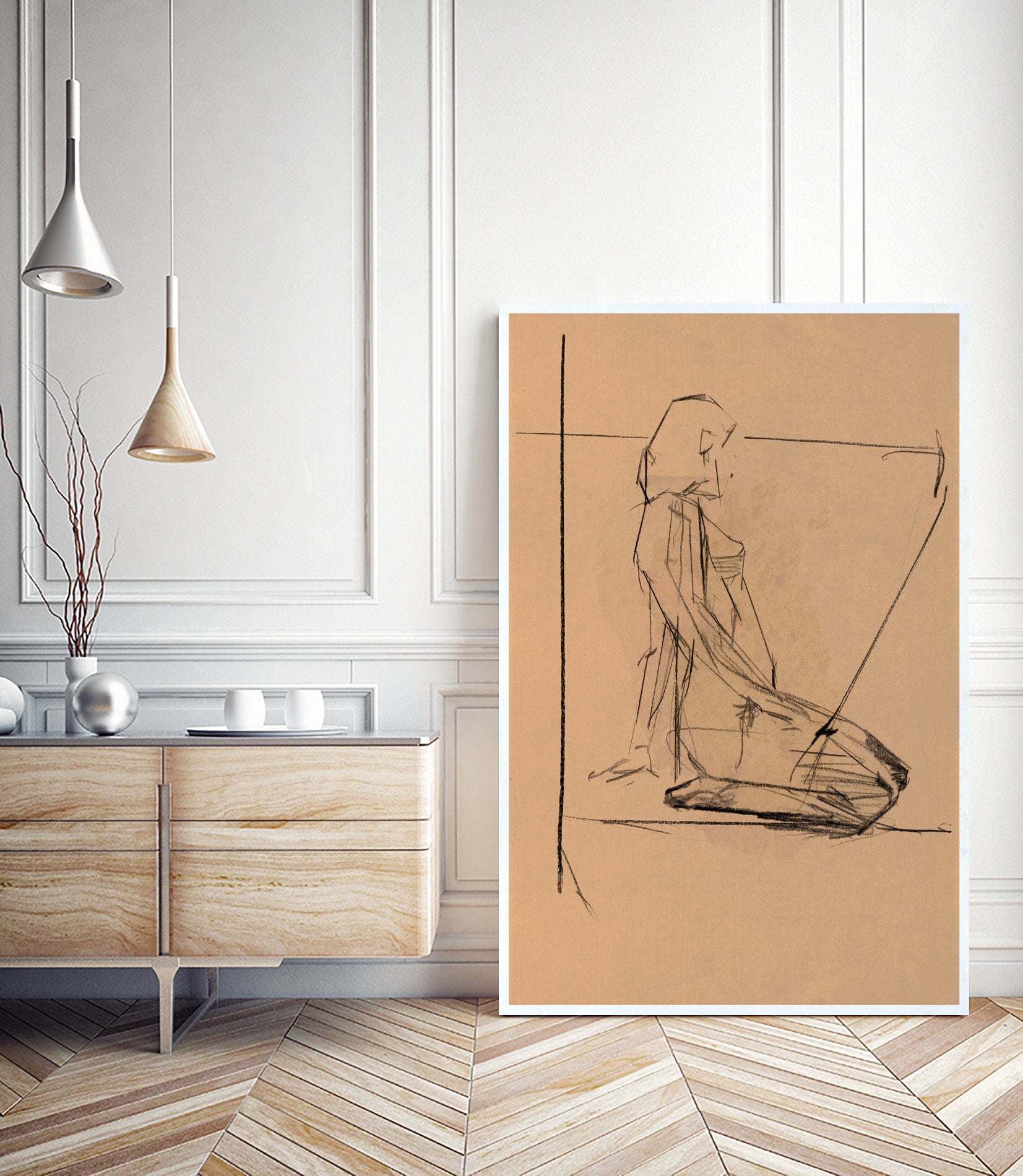 EItude FeIminine No.5 by cartissi on GIANT ART - 7200 illustration