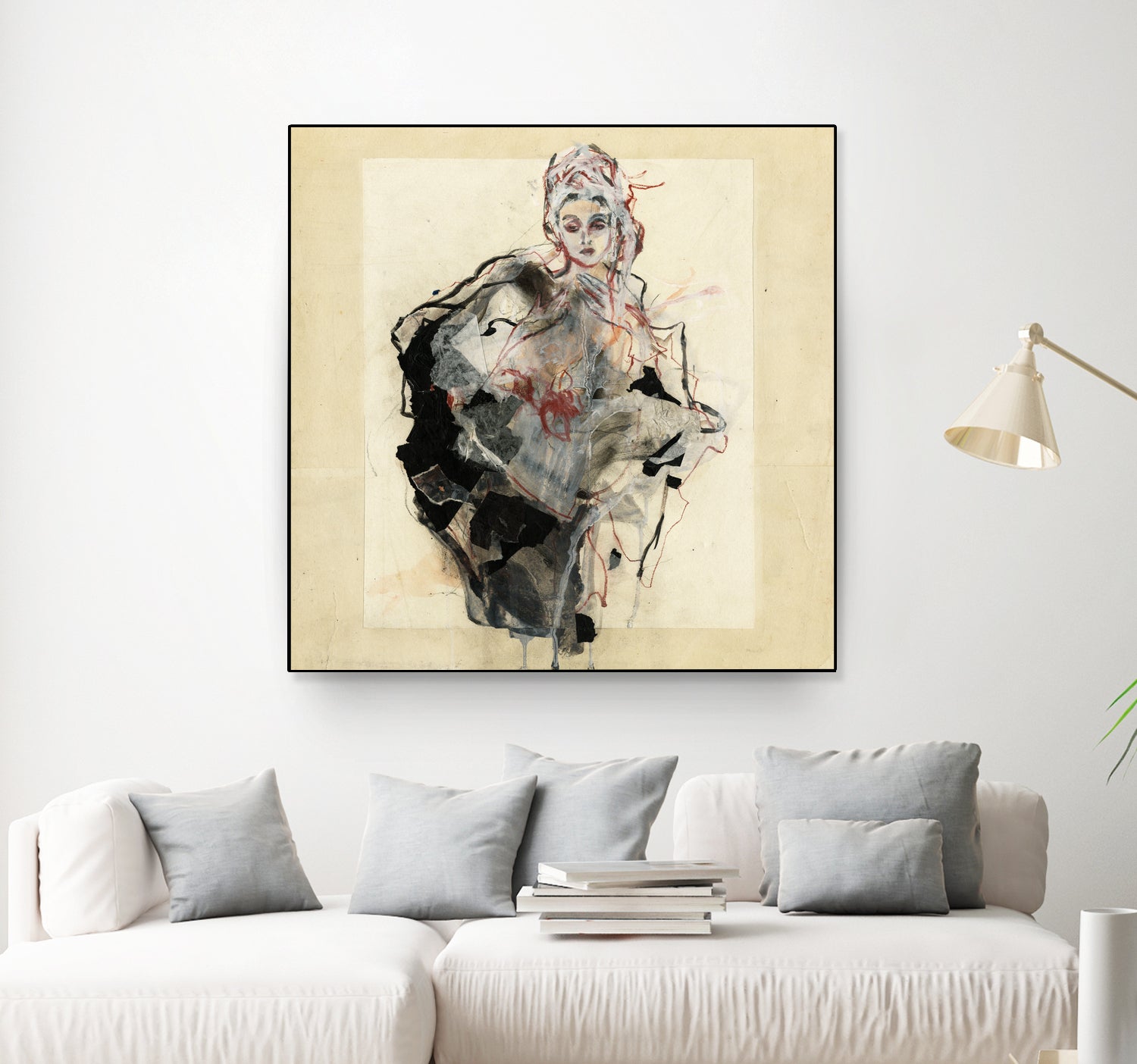 Dynamic Figure Captured by Ute Rathmann on GIANT ART - figurative sketch