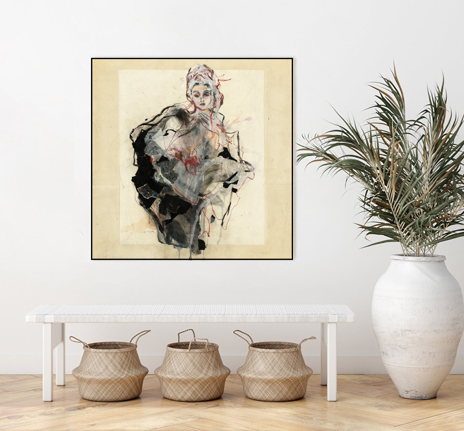 Dynamic Figure Captured by Ute Rathmann on GIANT ART - figurative sketch