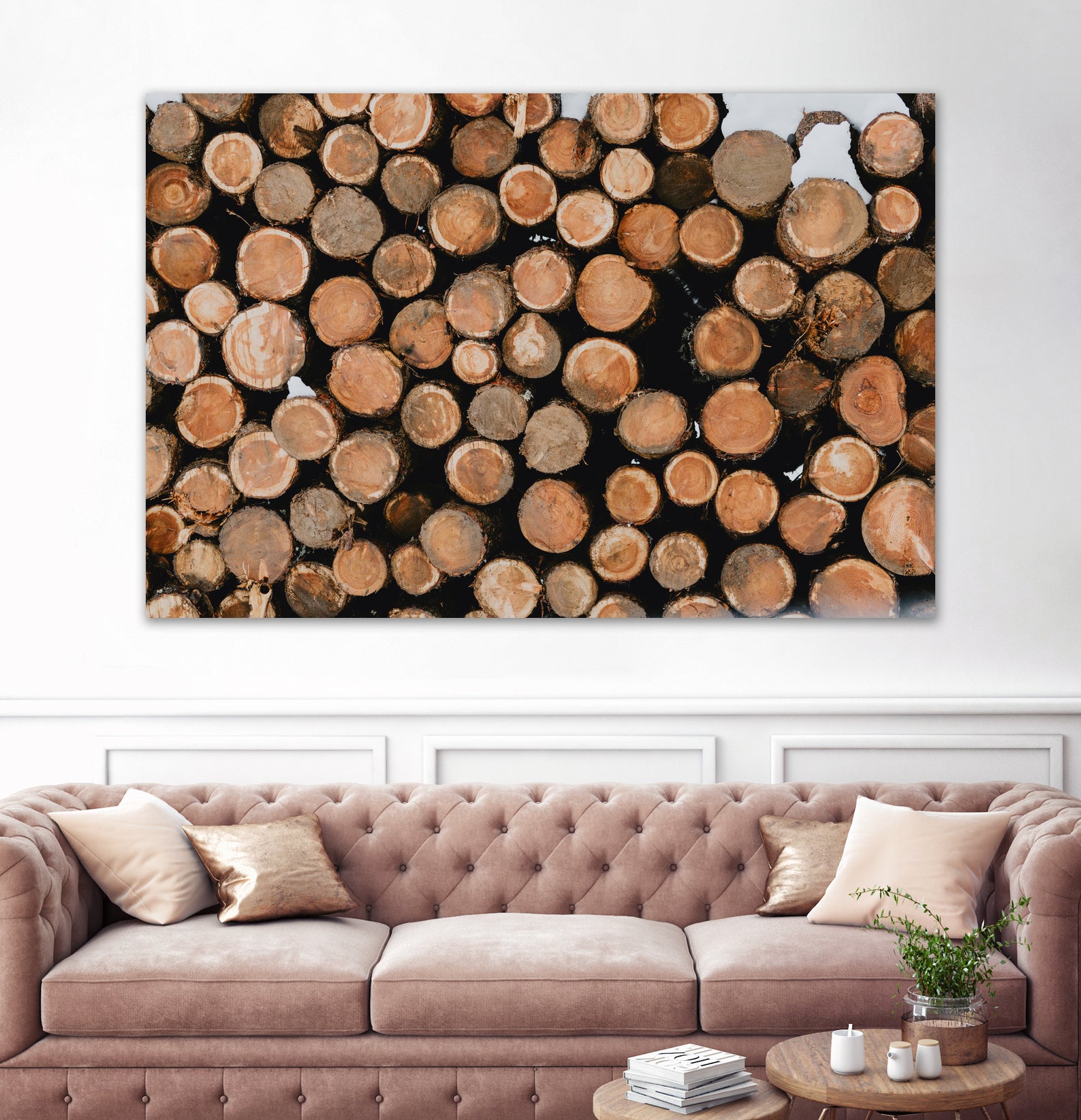 Stacked Timber Beauty by Javier Pardina on GIANT ART - 8192 photography