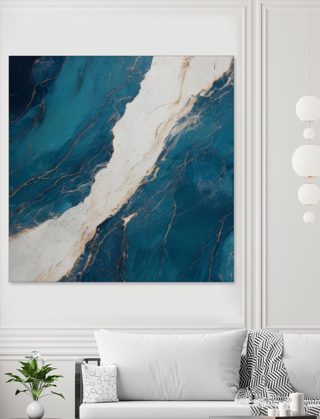 Marble Ocean Flow by Alpenglow Workshop on GIANT ART - abstract abstract art decor