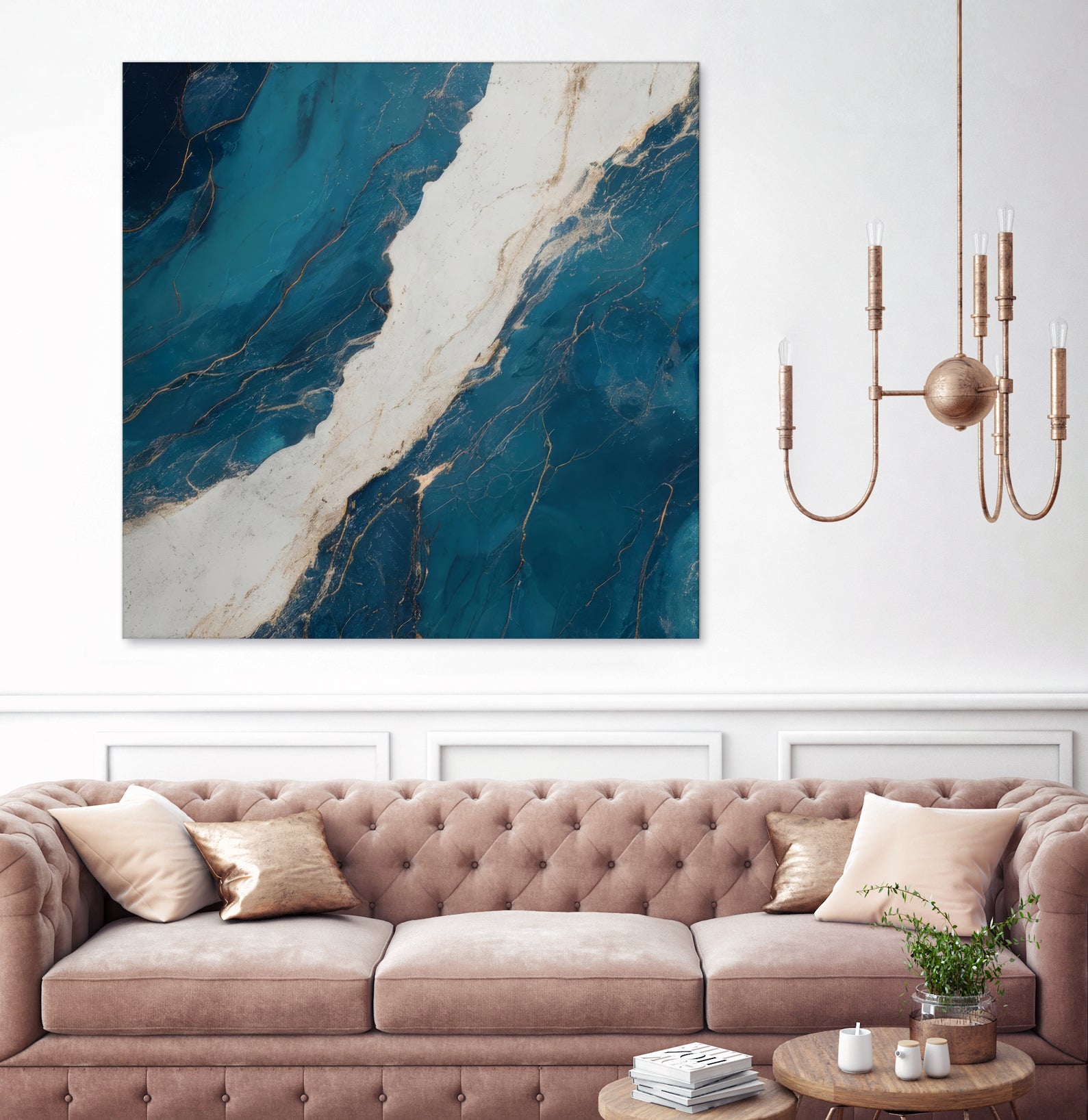 Marble Ocean Flow by Alpenglow Workshop on GIANT ART - abstract abstract art decor