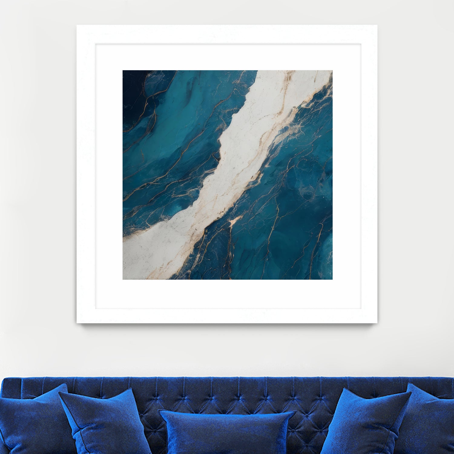 Marble Ocean Flow by Alpenglow Workshop on GIANT ART - abstract abstract art decor