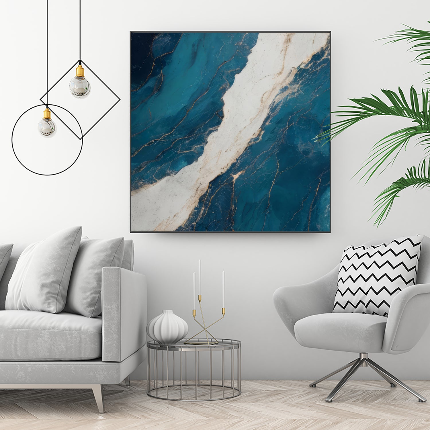 Marble Ocean Flow by Alpenglow Workshop on GIANT ART - abstract abstract art decor