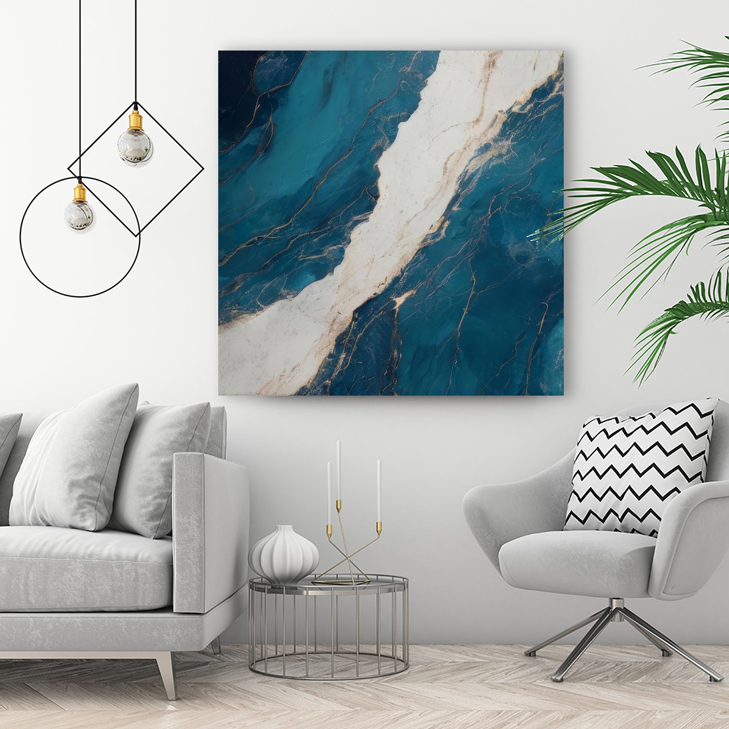 Marble Ocean Flow by Alpenglow Workshop on GIANT ART - abstract abstract art decor