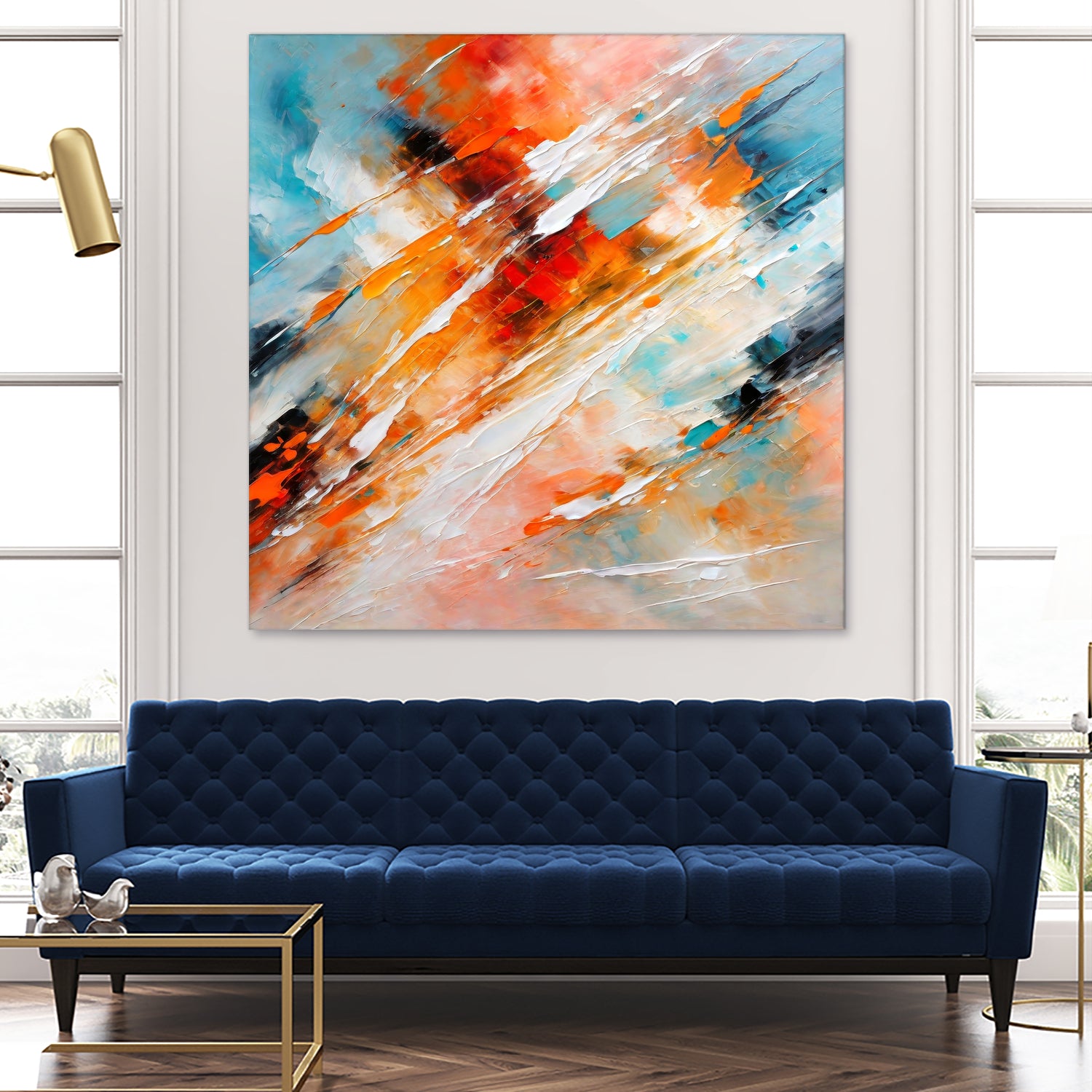 Impressionist Colorful Abstract by Alpenglow Workshop on GIANT ART - abstract abstract painting