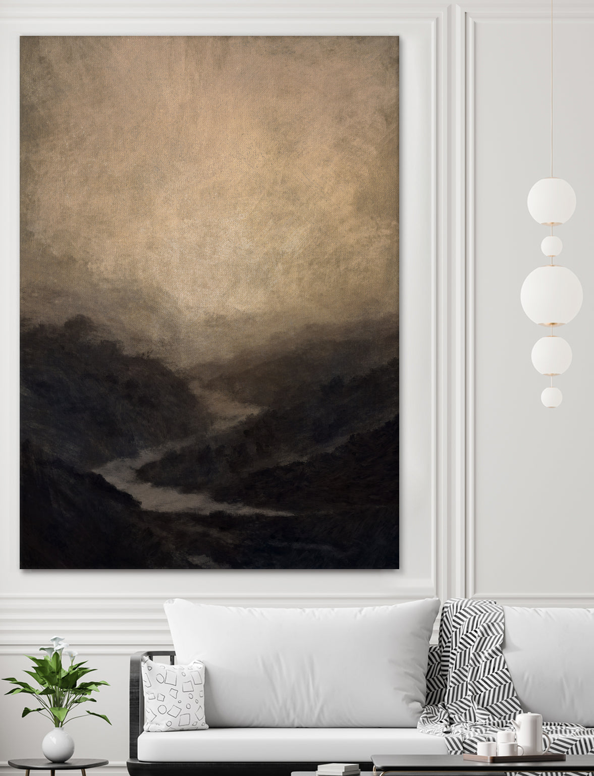 Highland River by Dan Hobday on GIANT ART - nature and landscapes ananwater