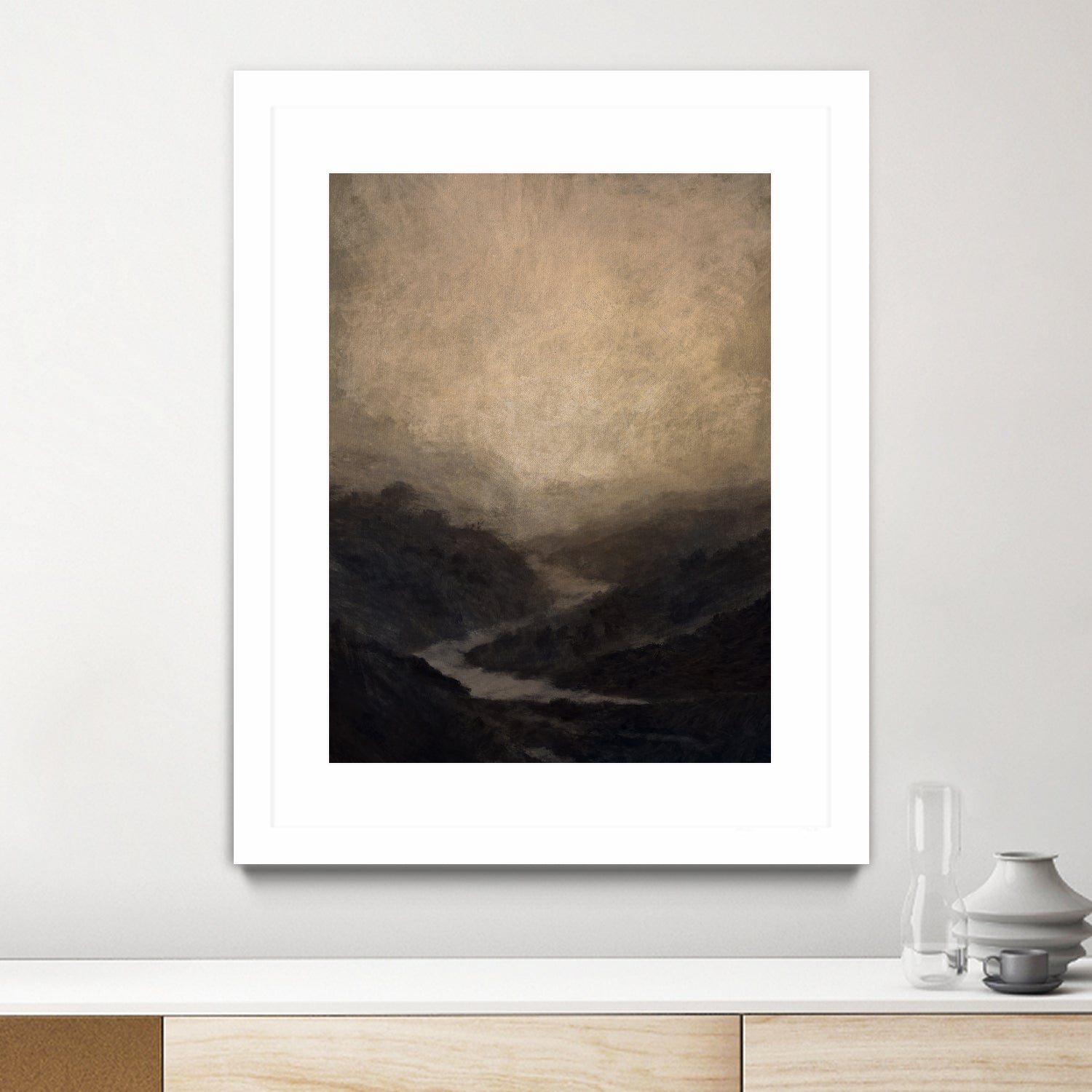Highland River by Dan Hobday on GIANT ART - nature and landscapes ananwater