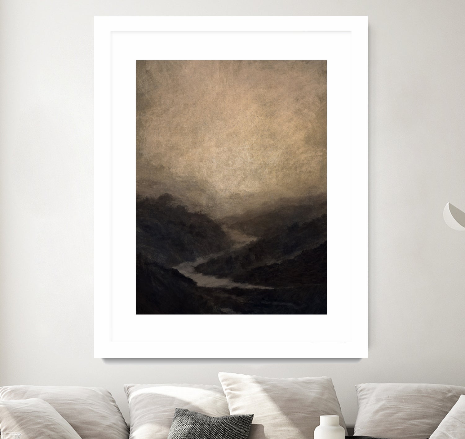 Highland River by Dan Hobday on GIANT ART - nature and landscapes ananwater