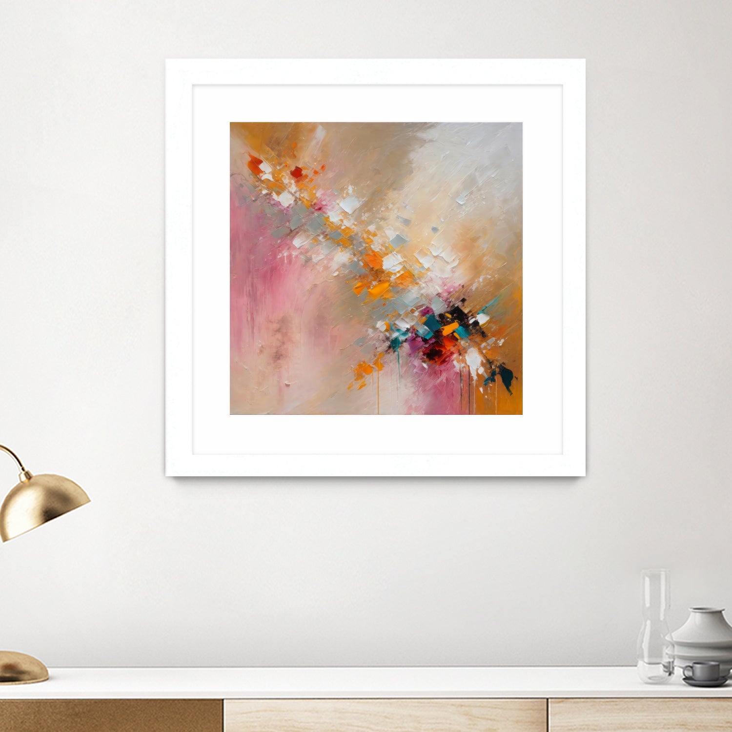 Colorful Cascade by Alpenglow Workshop on GIANT ART - abstract abstract art