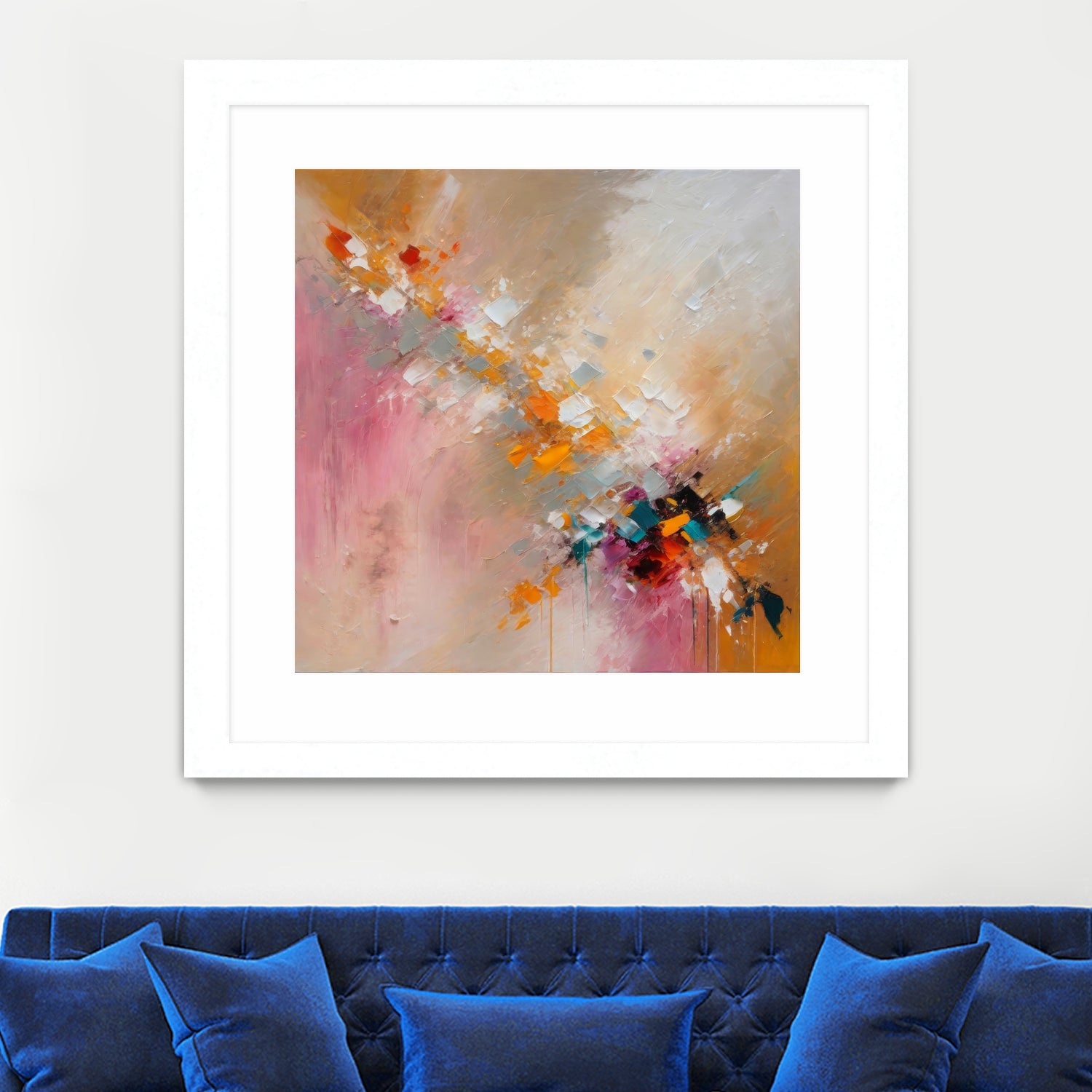 Colorful Cascade by Alpenglow Workshop on GIANT ART - abstract abstract art