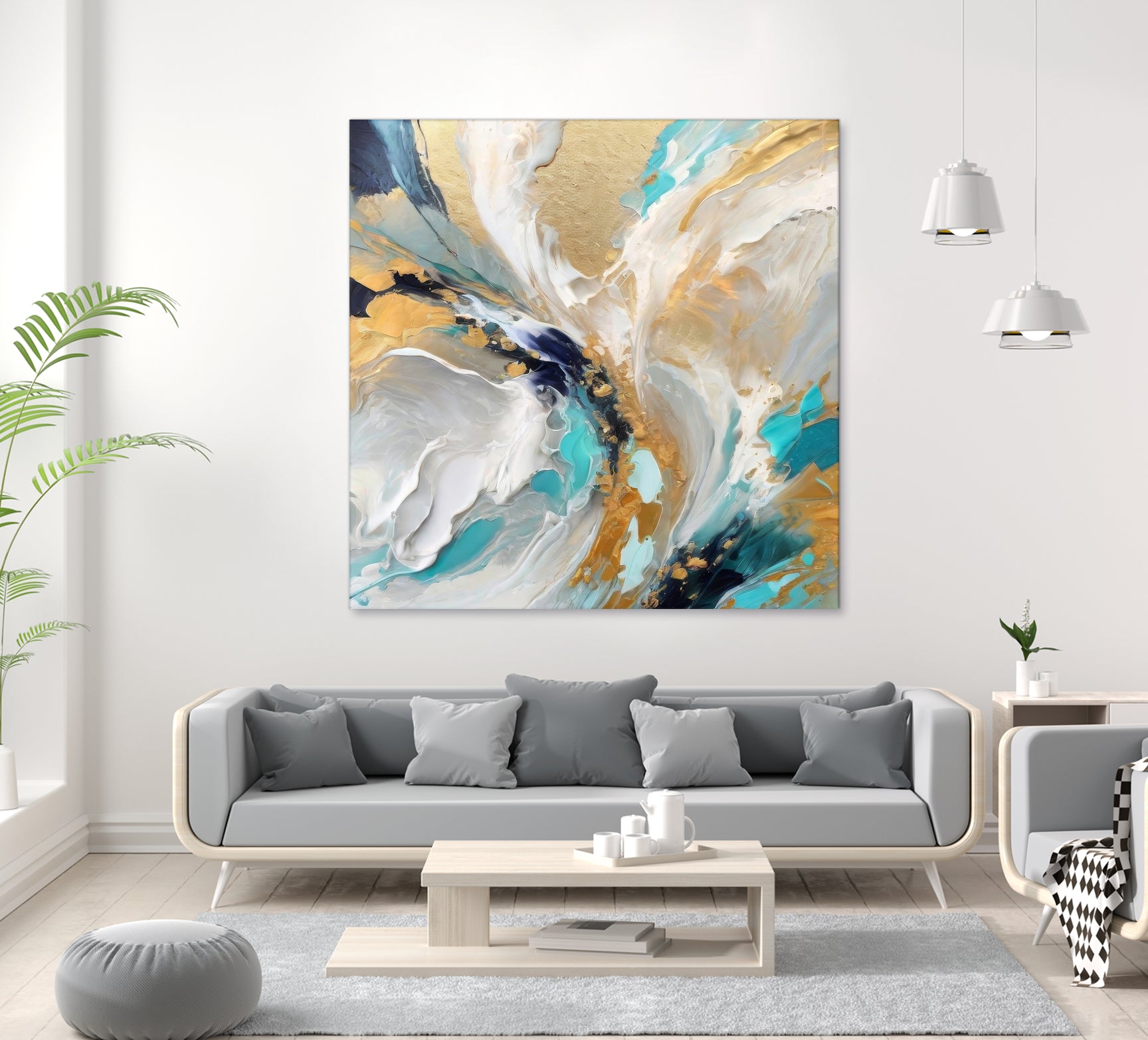 Elegant Minimalist Abstract by Alpenglow Workshop on GIANT ART - abstract modern abstract art