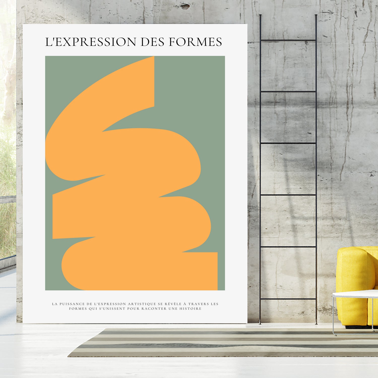 EVOCATION ABSTRAITE by RS LAB STUDIO on GIANT ART - line art design