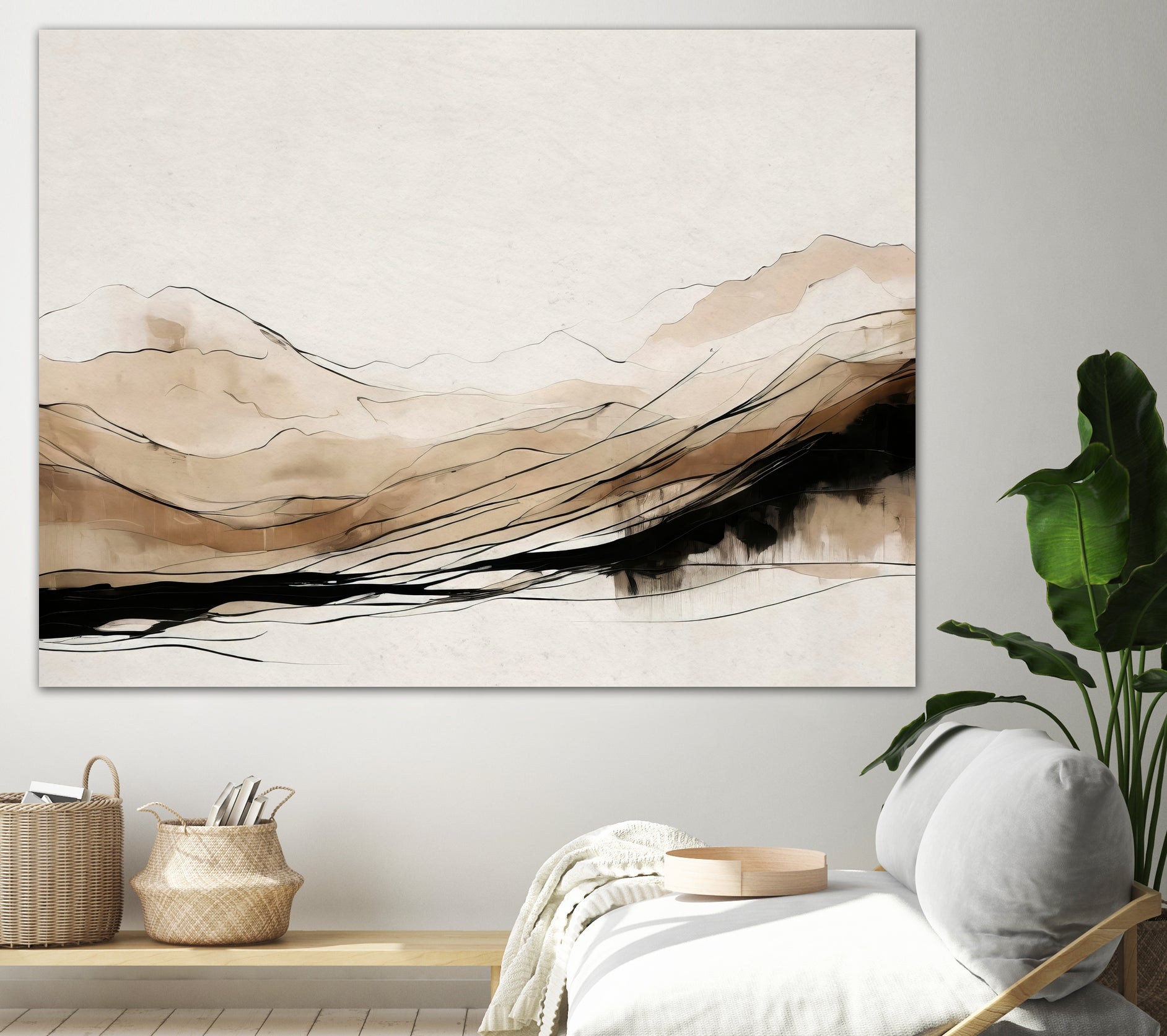 Abstract Hillside Horizon by Alpenglow Workshop on GIANT ART - abstract abstract abstract