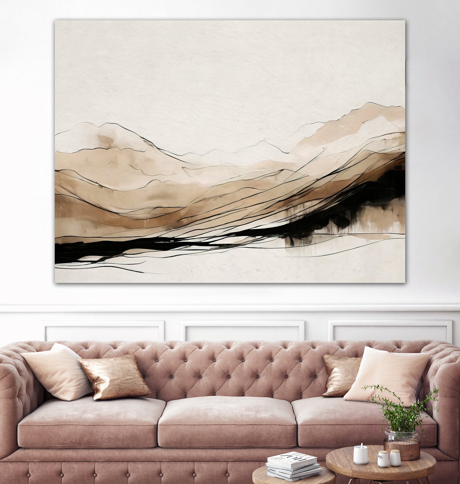 Abstract Hillside Horizon by Alpenglow Workshop on GIANT ART - abstract abstract abstract