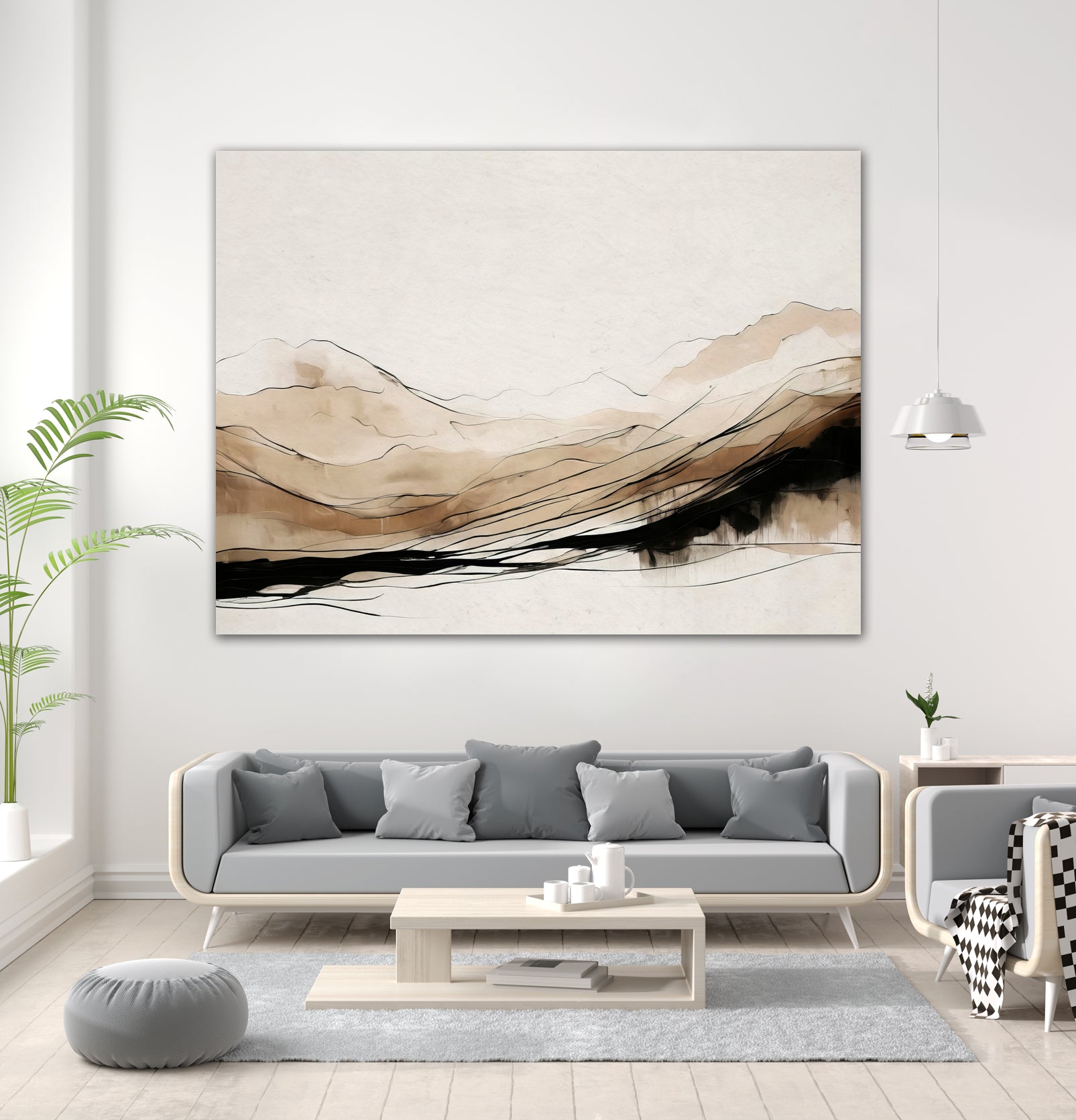 Abstract Hillside Horizon by Alpenglow Workshop on GIANT ART - abstract abstract abstract