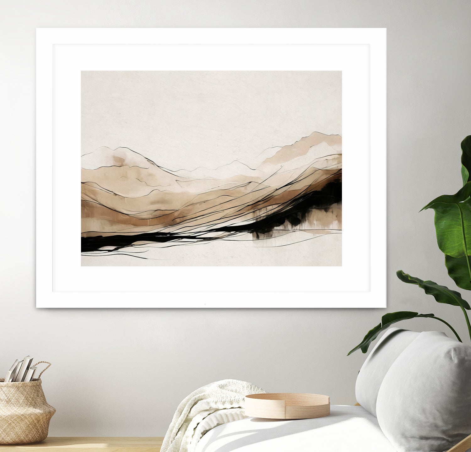 Abstract Hillside Horizon by Alpenglow Workshop on GIANT ART - abstract abstract abstract