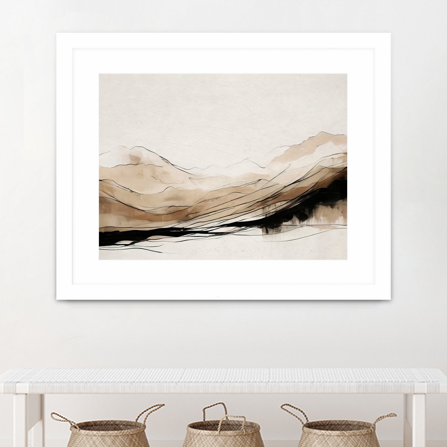 Abstract Hillside Horizon by Alpenglow Workshop on GIANT ART - abstract abstract abstract