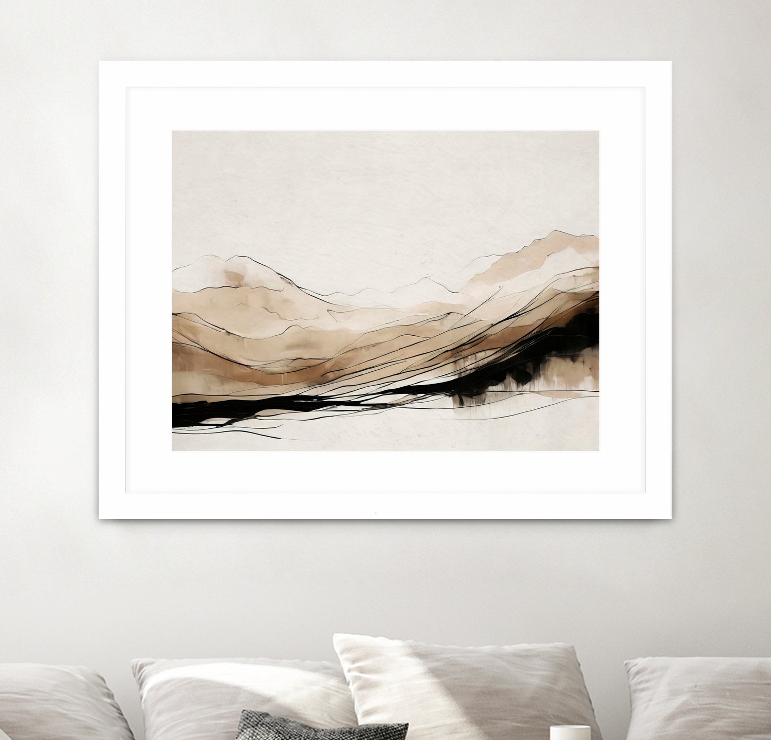 Abstract Hillside Horizon by Alpenglow Workshop on GIANT ART - abstract abstract abstract