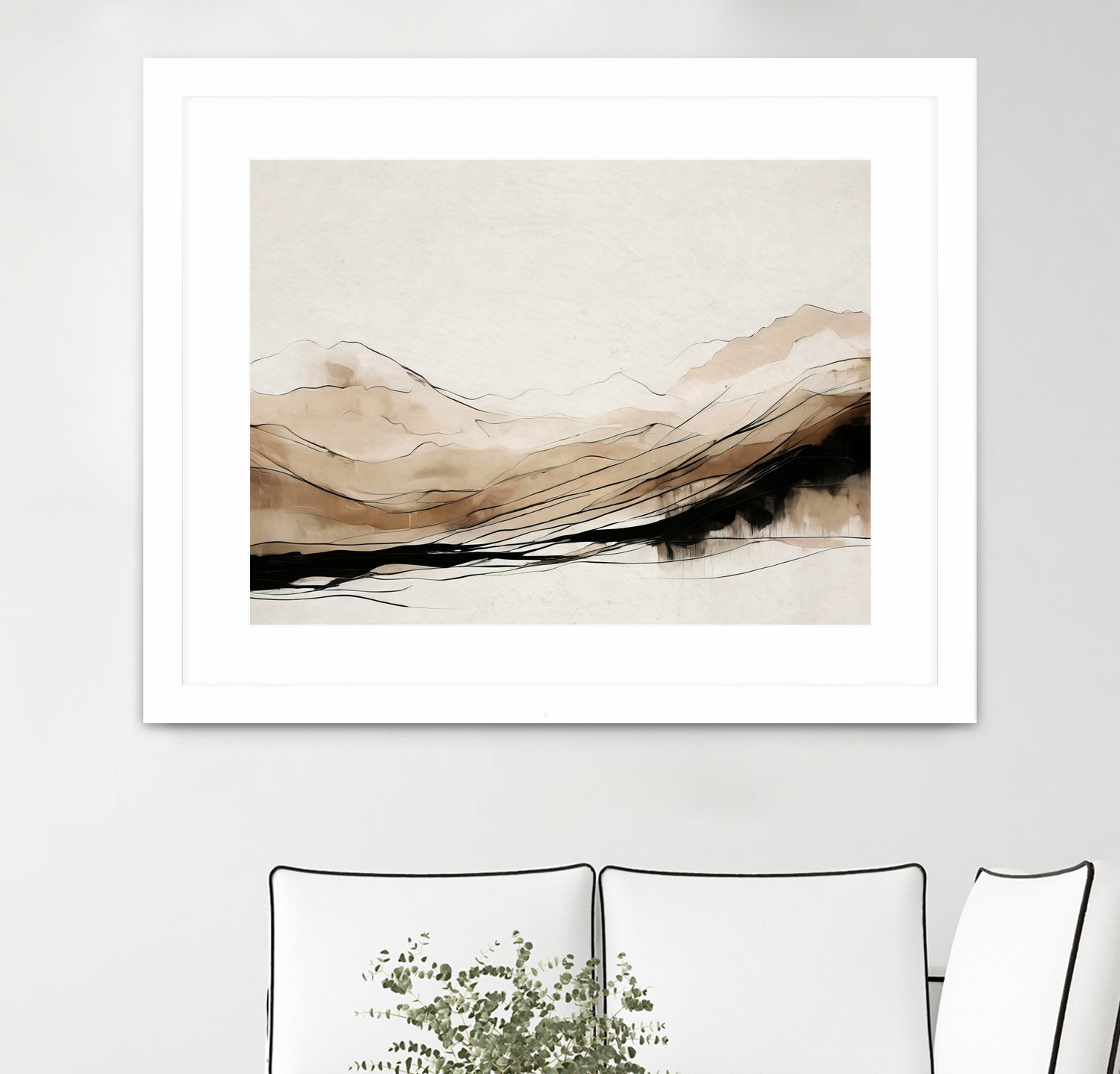 Abstract Hillside Horizon by Alpenglow Workshop on GIANT ART - abstract abstract abstract