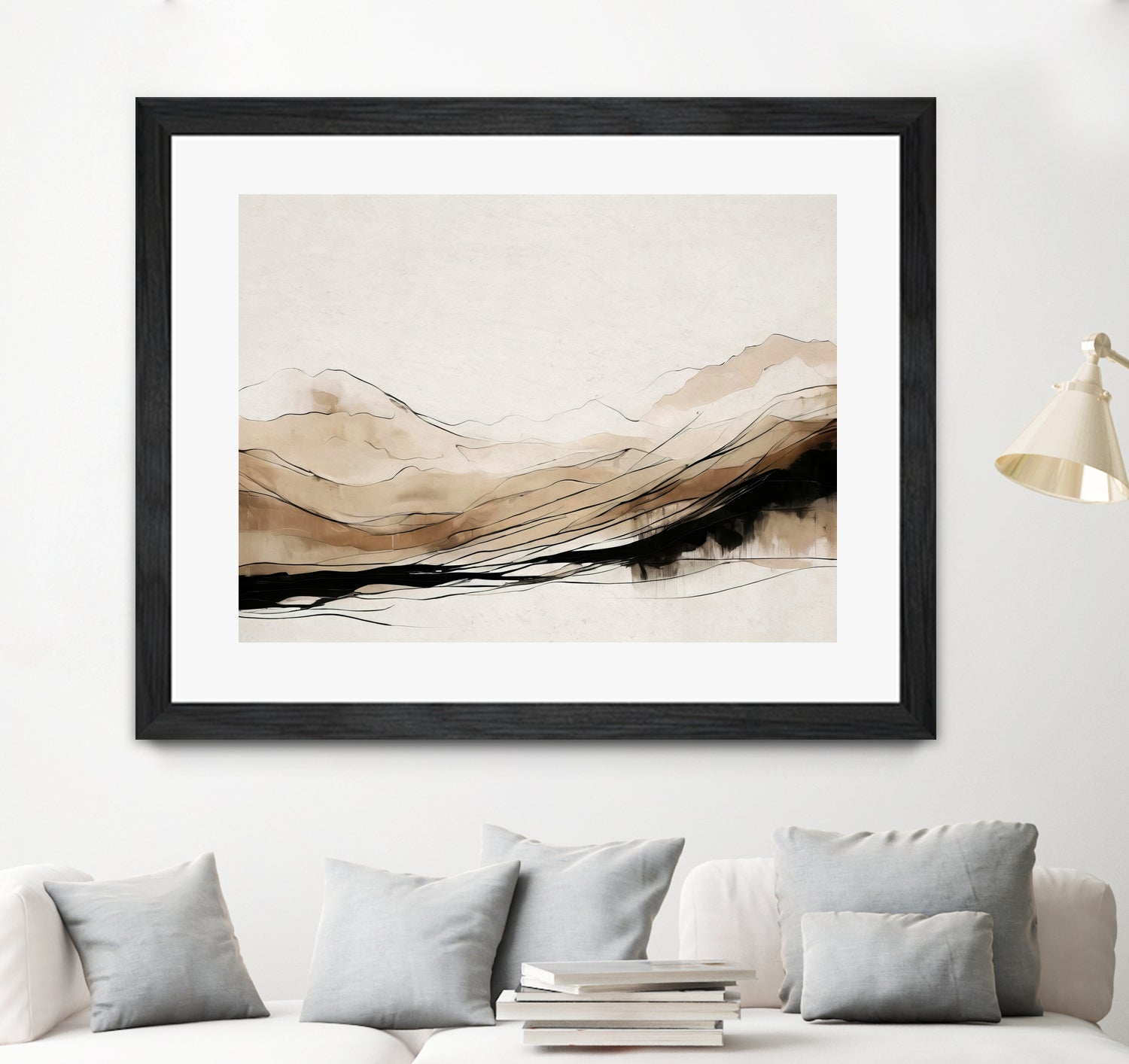 Abstract Hillside Horizon by Alpenglow Workshop on GIANT ART - abstract abstract abstract