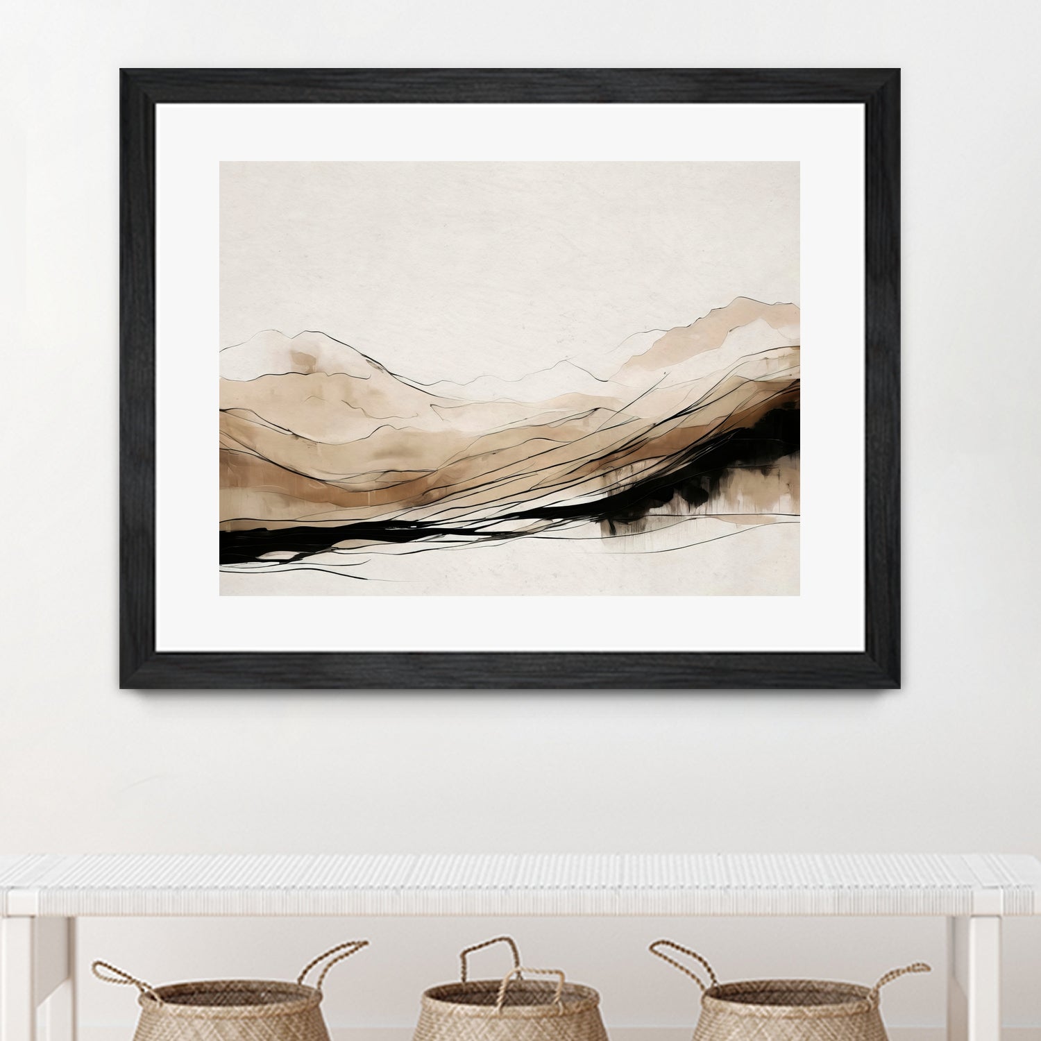 Abstract Hillside Horizon by Alpenglow Workshop on GIANT ART - abstract abstract abstract
