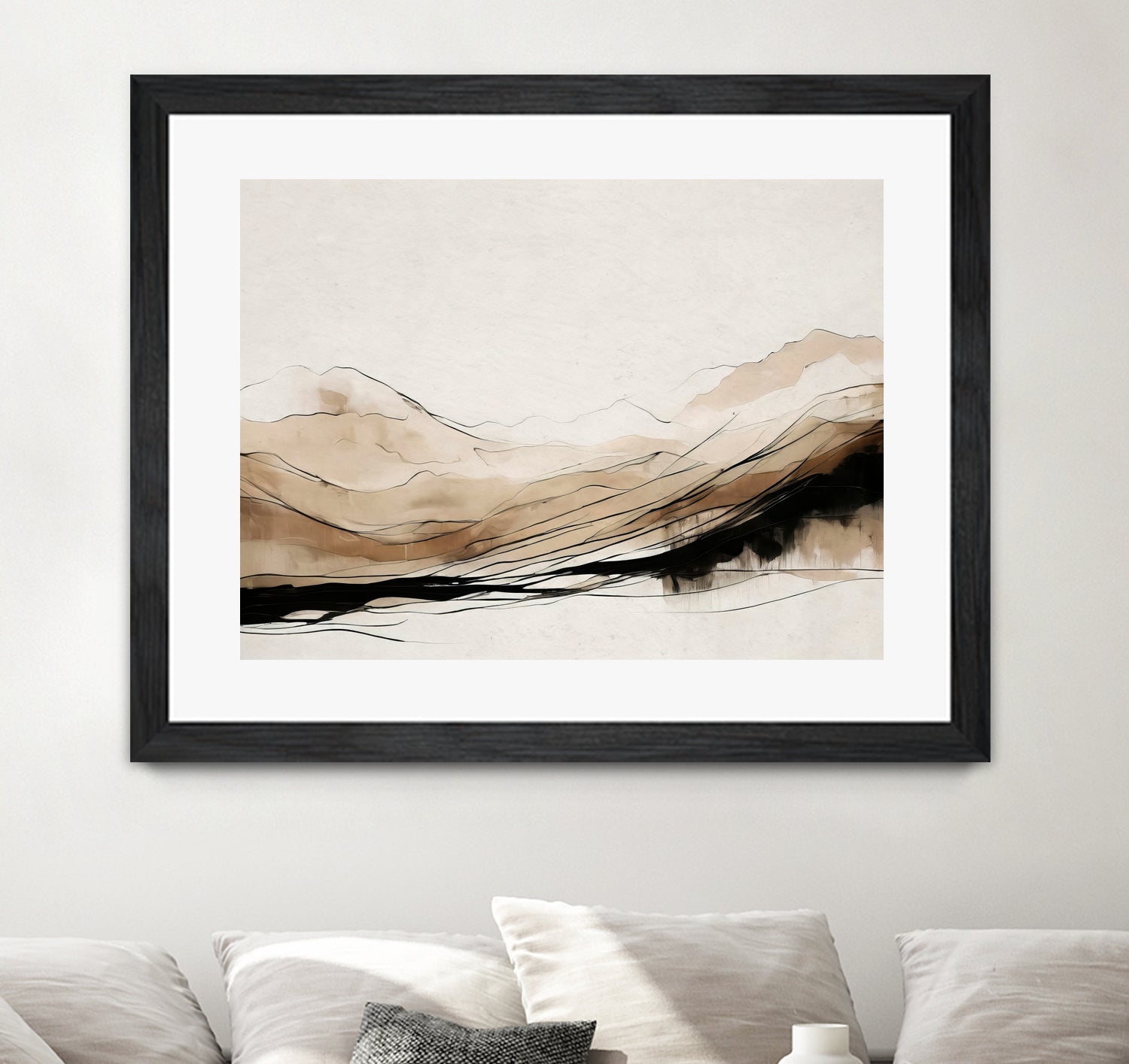 Abstract Hillside Horizon by Alpenglow Workshop on GIANT ART - abstract abstract abstract