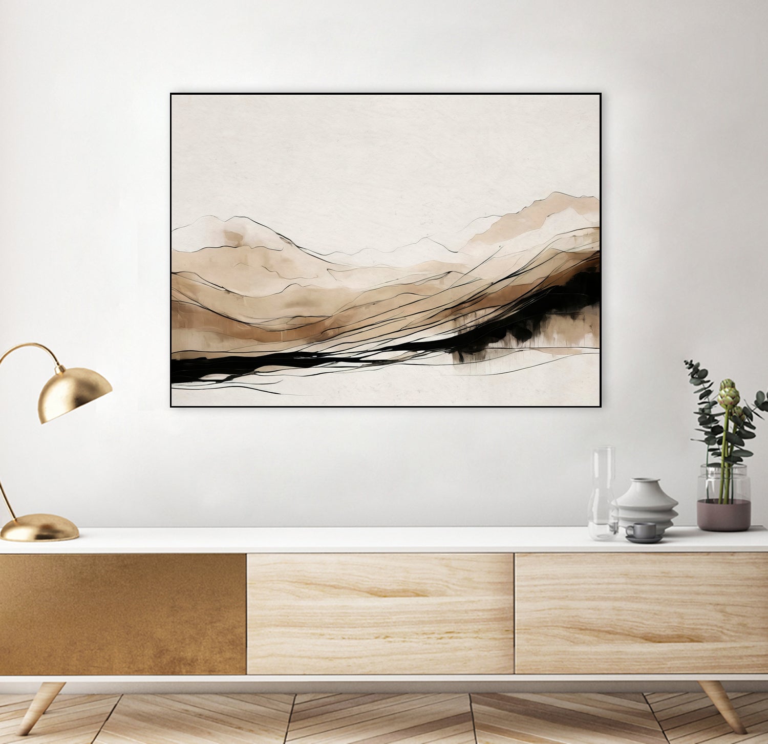 Abstract Hillside Horizon by Alpenglow Workshop on GIANT ART - abstract abstract abstract