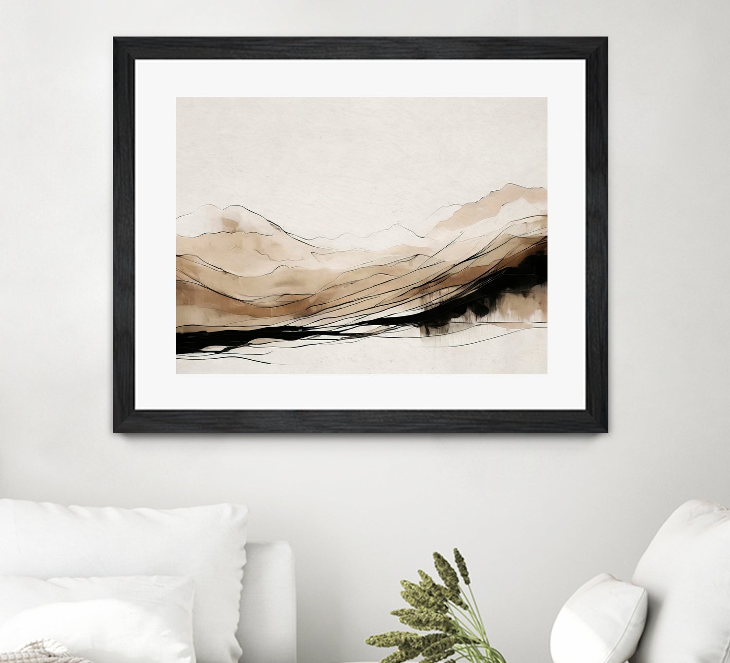 Abstract Hillside Horizon by Alpenglow Workshop on GIANT ART - abstract abstract abstract
